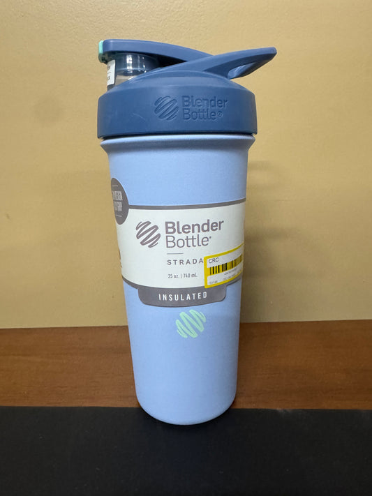 BlenderBottle Sport Sleek Insulated Stainless Steel Shaker Bottle with Wire Whisk, 25-Ounce