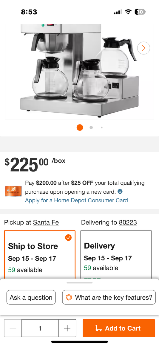 12 Cup Commercial Coffee Maker, Drip Coffee Maker Machine with 3 Warmers Plate and 3 Glass Decanters, Stainless Steel Pour Over Commercial Coffee Brewer for Restaurant, Office, Cafe Use R650)