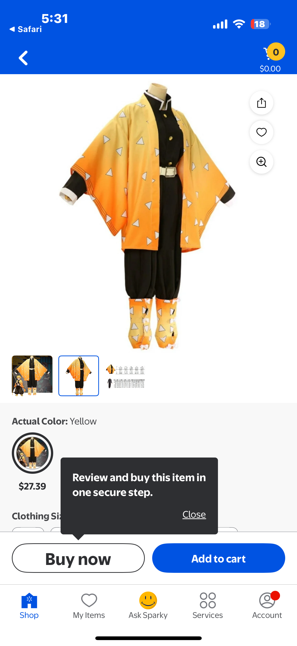 Demon Slayer Costume Set - Man's Agatsuma Zenitsu Costume & Accessories, Anime Kimono Cosplay Outfit, Halloween Cosplay Costume - Yellow (Size Mens Large)