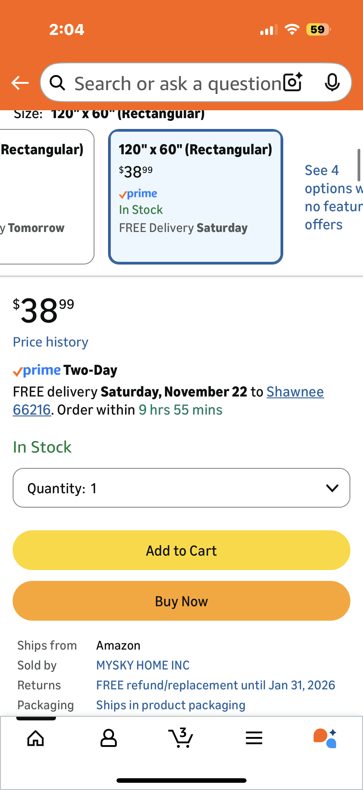 MYSKY HOME Table Cloth 60x120 in Rectangle Table, Heavy Duty Cotton Tassel Linen Look Waterproof Tablecloths Farmhouse Tablecloth Wrinkle Free Table Cover with Tassels for Kitchen Dining, Party