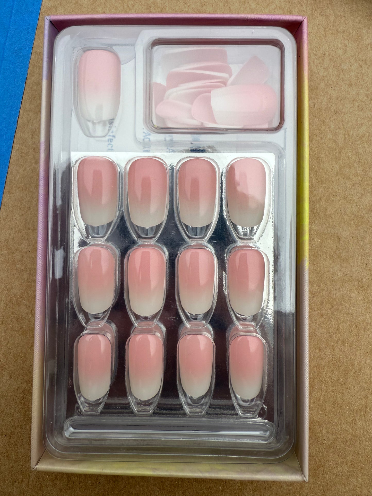 ‼️ 3 for $2 ‼️ Press On Nails Short - Soft Gel Press on Nails Glue on Nails with Nail Glue, Reusable Stick on Nails in 30 sizes