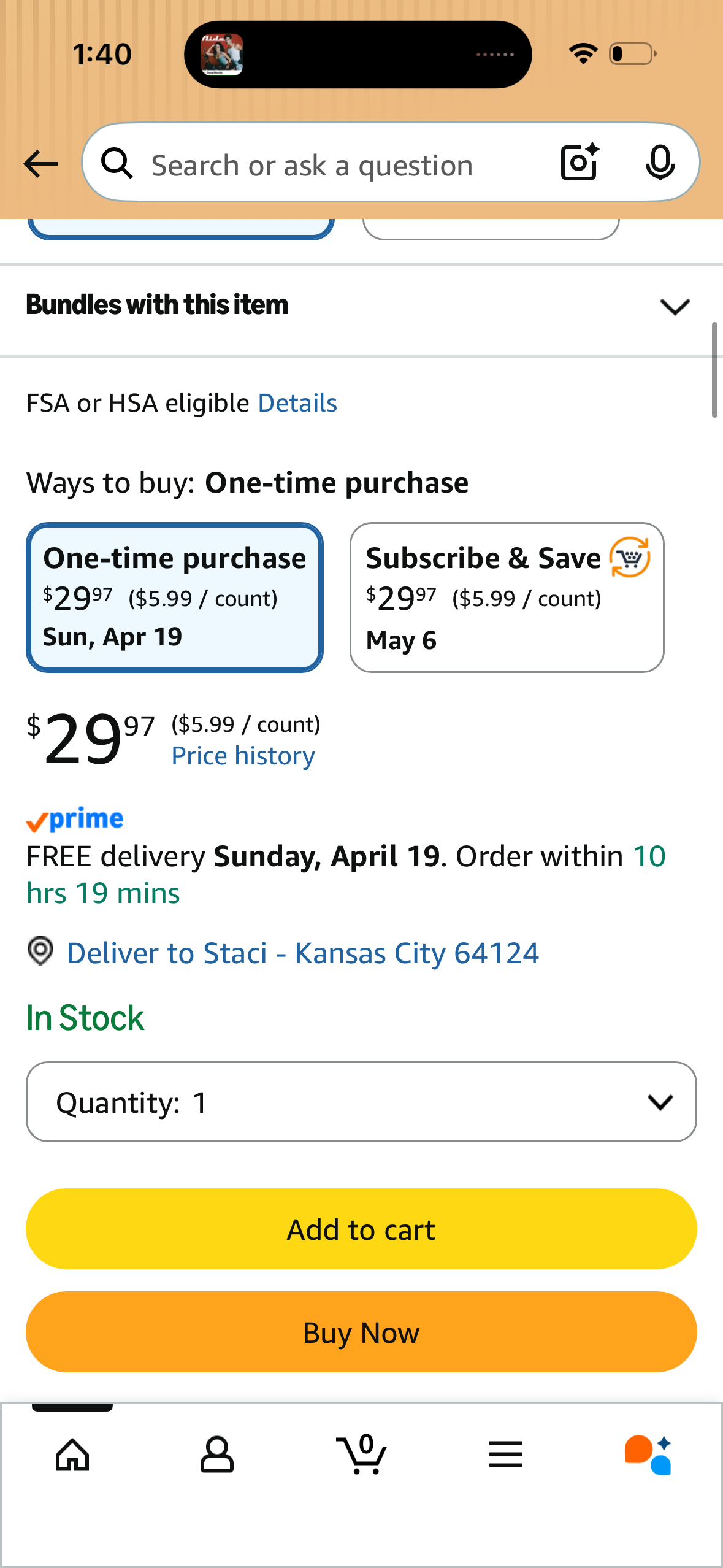 Eveline Digital Ovulation Test Predictor Kit - 5 Easy at Home Ovulation Test Strips with Smart Scanner for One Cycle, Digital Results on Eveline App, 99% Accuracy, FSA/HSA Eligible