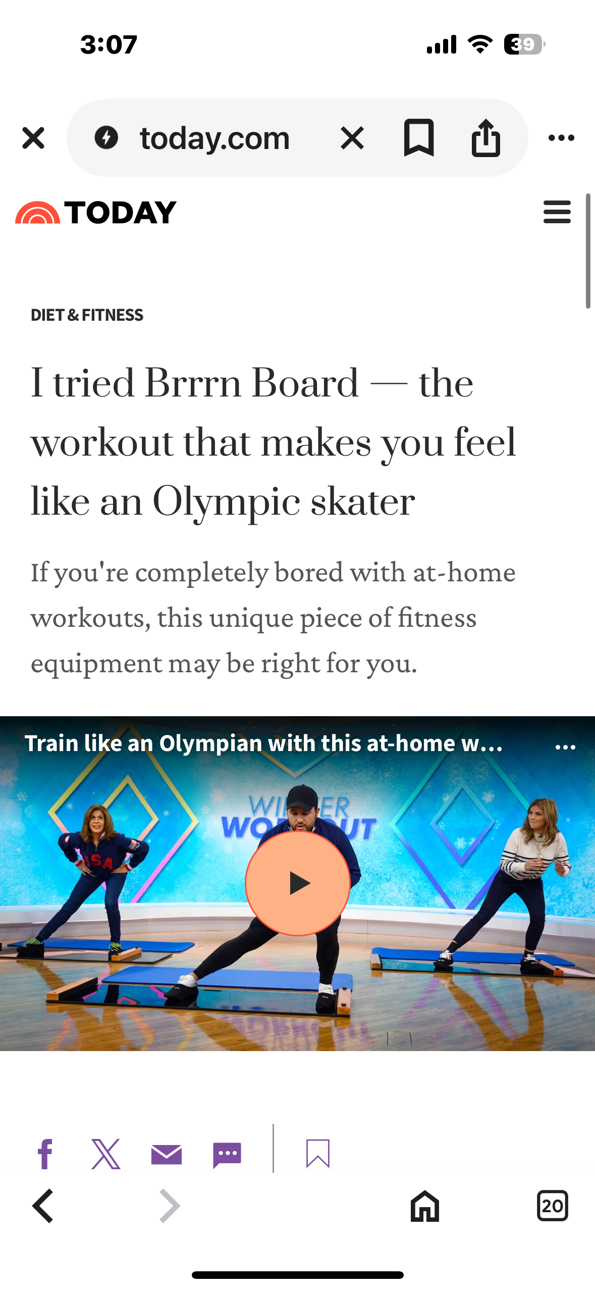 New - 6’ Premium BRRRN Board, Adjustable Slide Board: Low-Impact At-Home Core, Cardio Fitness, Cross-Training * (W435)