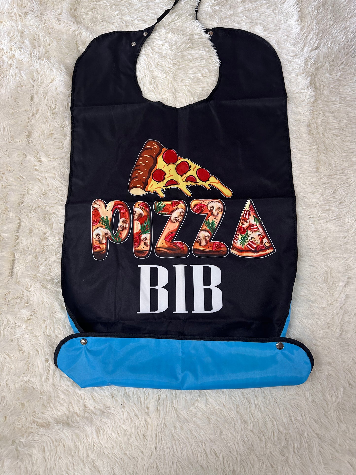 Adult Novelty Bib With Crumb Catcher Adjustable Clothing Protector (One Size)