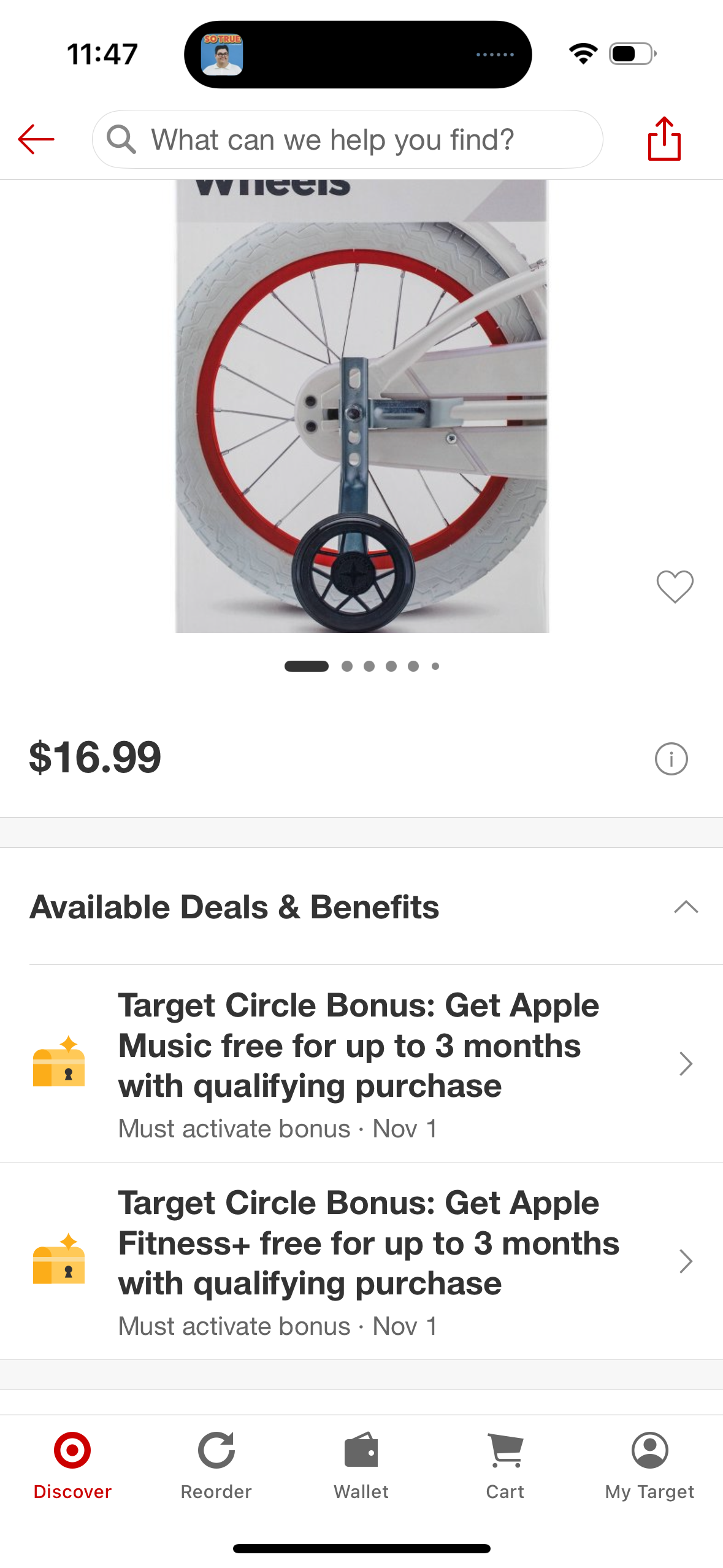 Schwinn Bike Training Wheels - Black