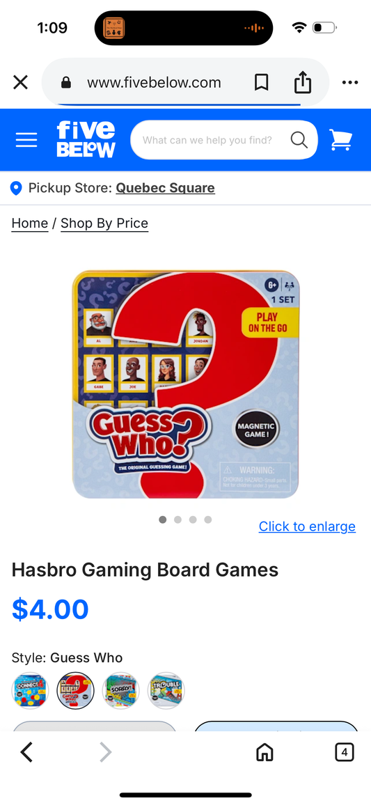 Hasbro Guess Who? Play On The Go