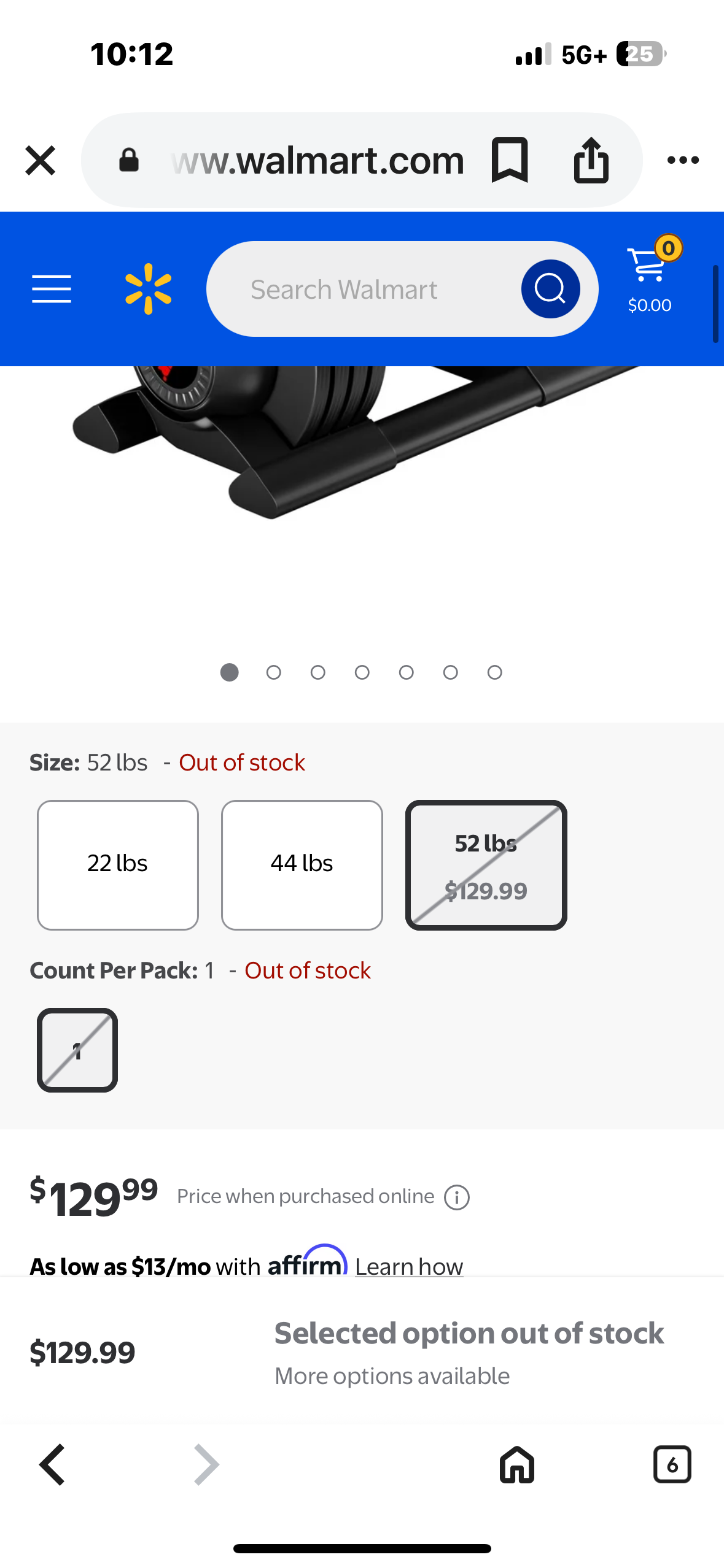ALTLER 52LBS Single Adjustable Dumbbell with Secure Locking Mechanism for Safe & Customizable Strength Training (W497)