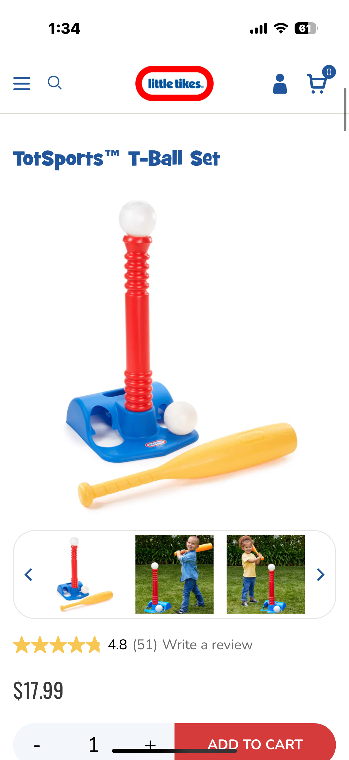 TotSports™ T-Ball Set