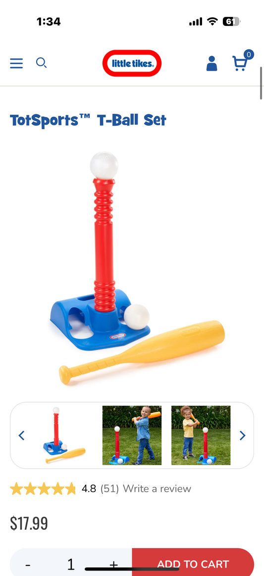 TotSports™ T-Ball Set