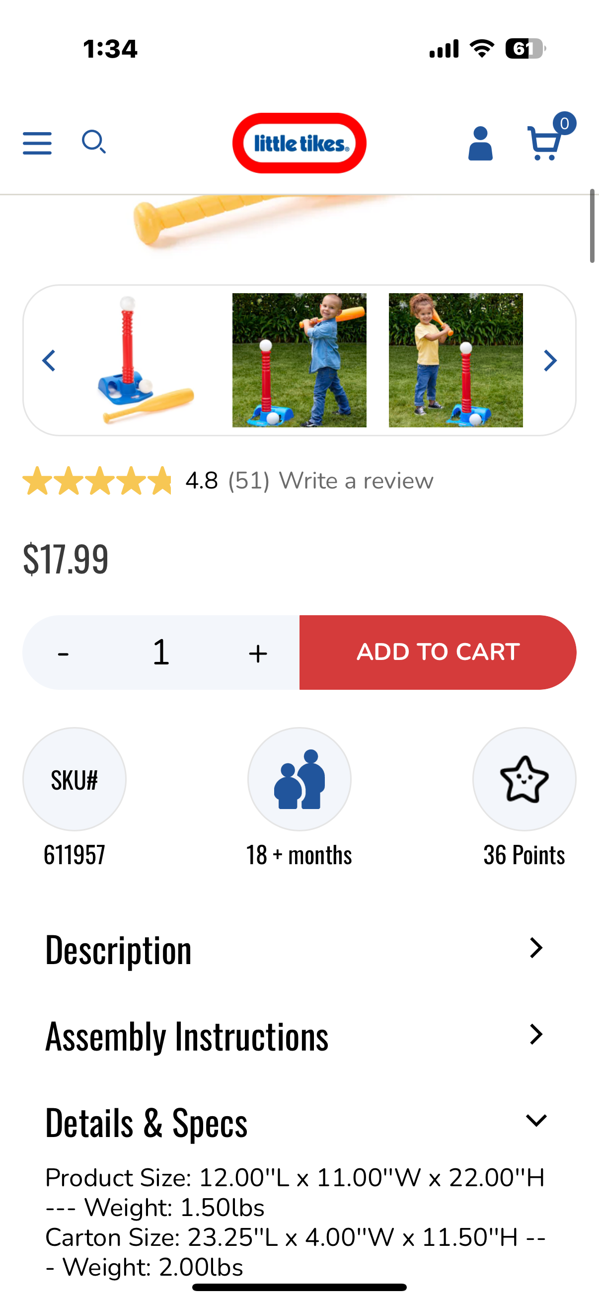 TotSports™ T-Ball Set