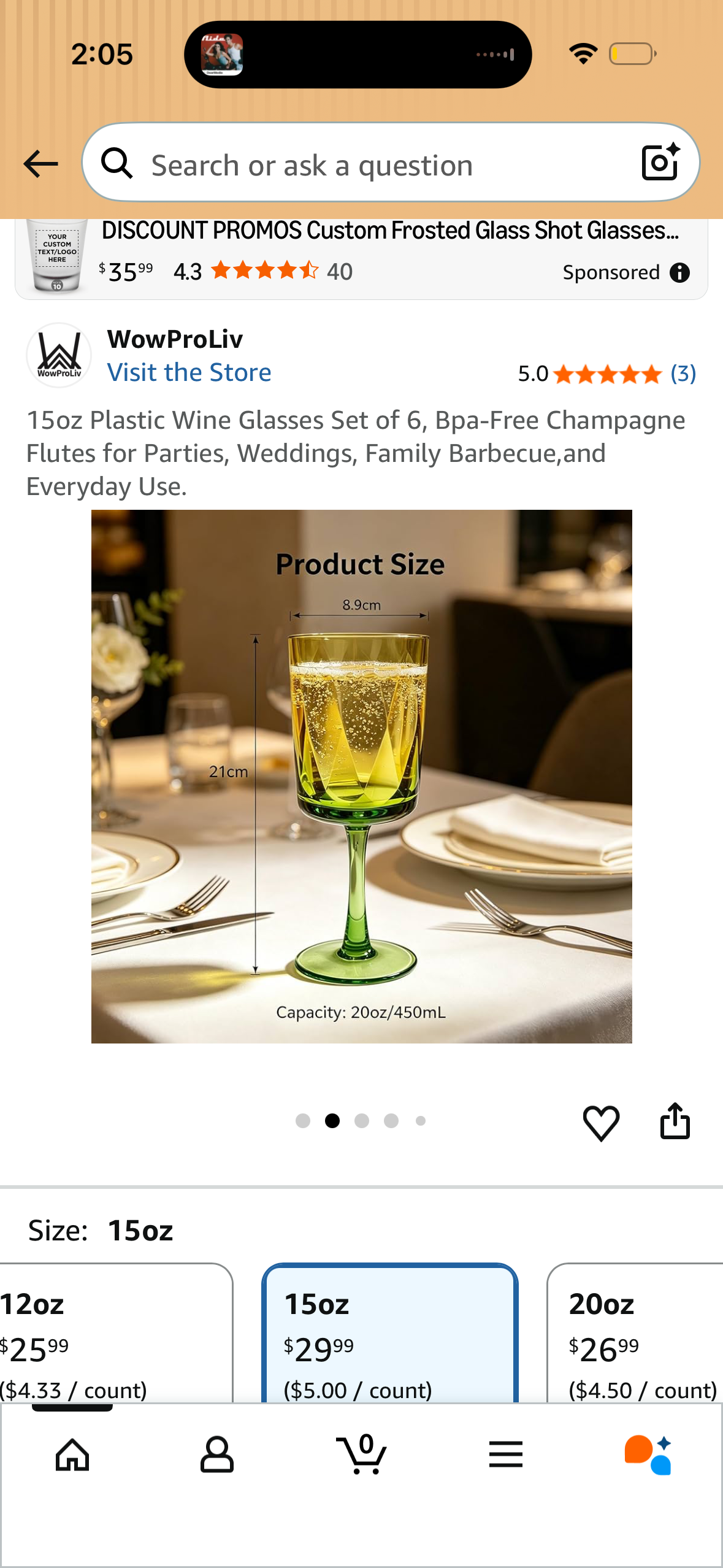 15oz Plastic Wine Glasses Set of 6, Bpa-Free Champagne Flutes for Parties, Weddings, Family Barbecue,and Everyday Use