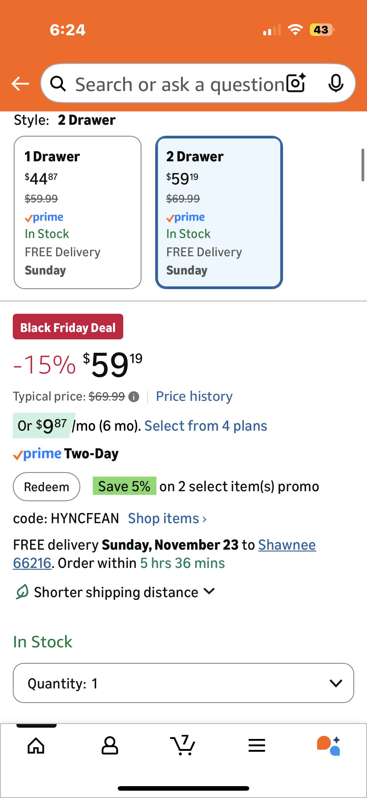 Masupu Nightstand,Small Nightstand Mid-Century Modern Bedside Table with Drawer,Small End Table for Bedroom,Living Room,Classic Black