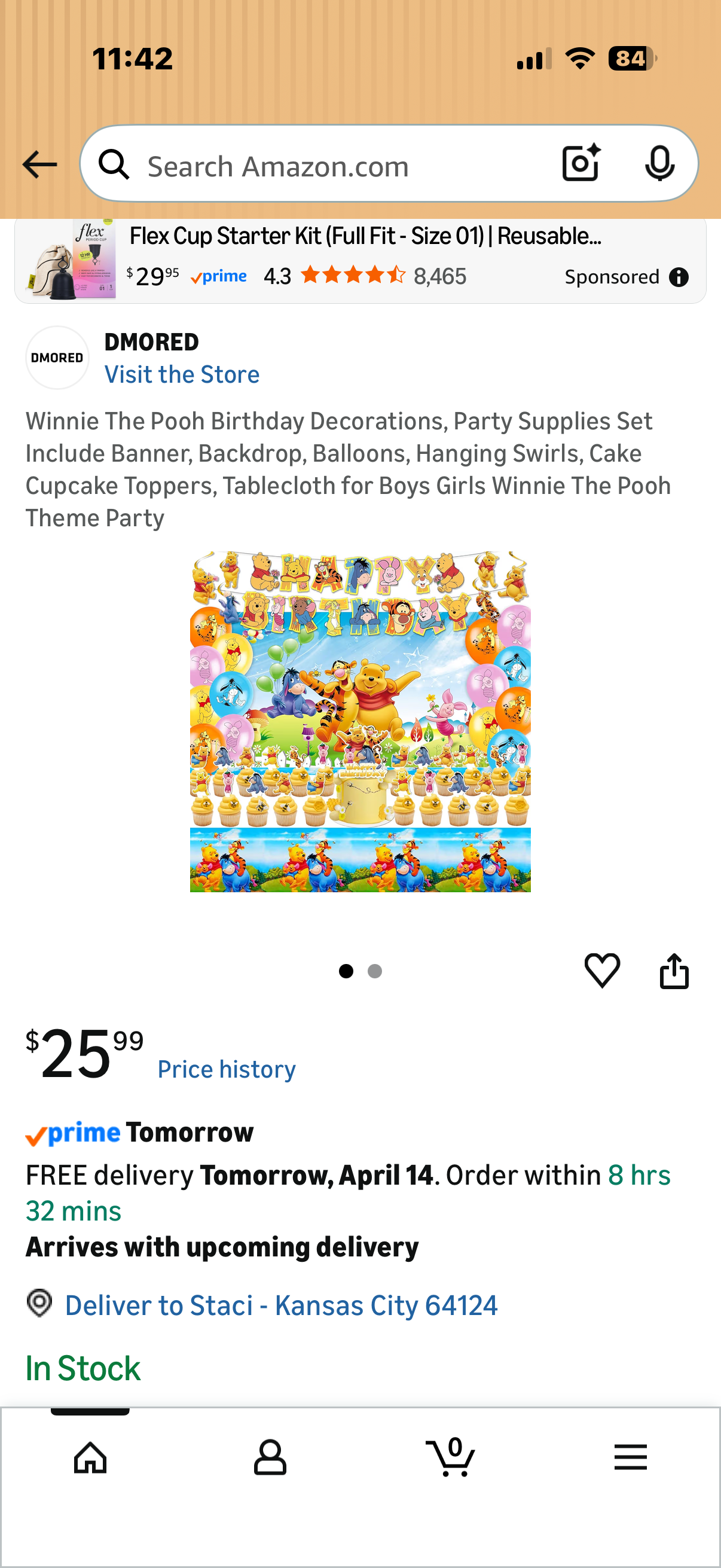 Winnie The Pooh Birthday Decorations, Party Supplies Set Include Banner, Backdrop, Balloons, Hanging Swirls, Cake Cupcake Toppers, Tablecloth for Boys Girls Winnie The Pooh Theme Party