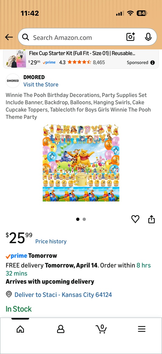 Winnie The Pooh Birthday Decorations, Party Supplies Set Include Banner, Backdrop, Balloons, Hanging Swirls, Cake Cupcake Toppers, Tablecloth for Boys Girls Winnie The Pooh Theme Party