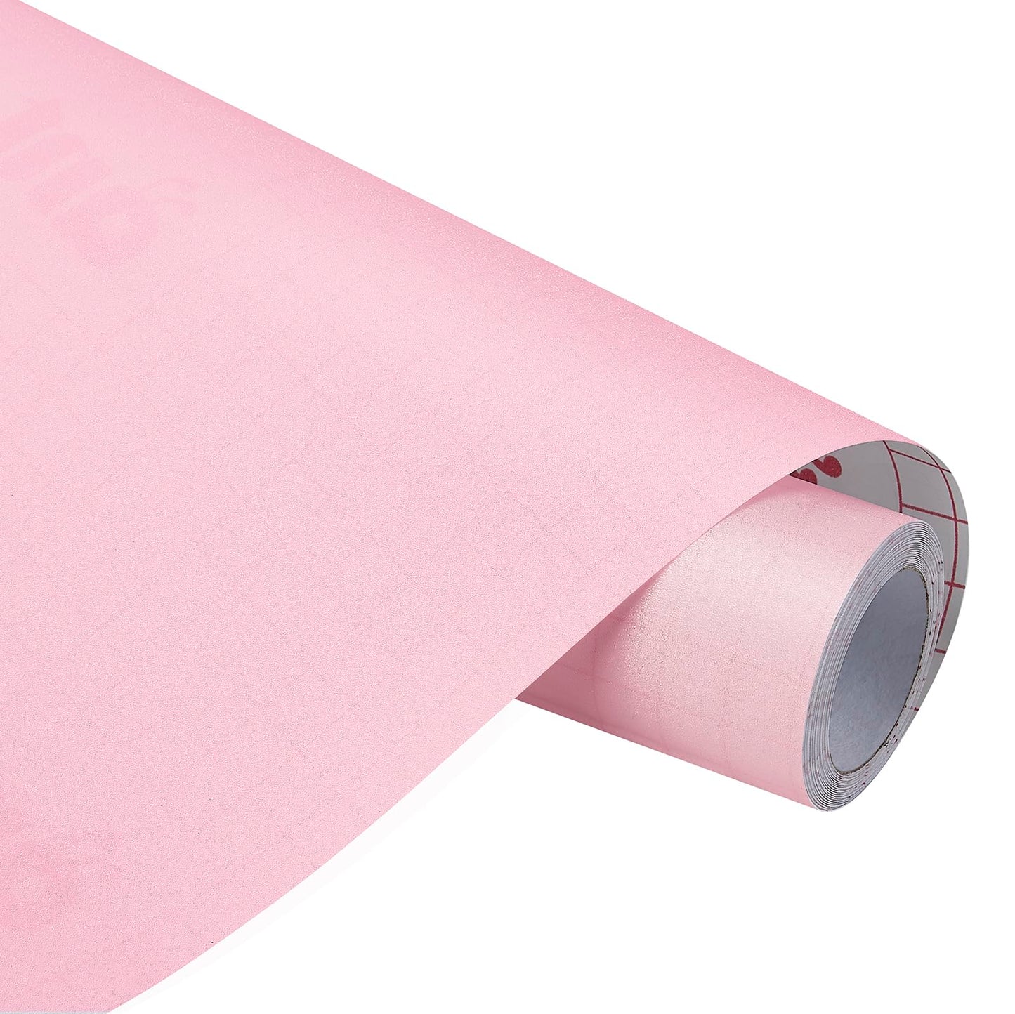 Ant Frosted Matte Etched Adhesive Vinyl All-Weather Fade Proof, Indoor Outdoor Use Bathroom Door Window Covering Decorative Frosting Stickers (12inch x 100ft, Pink)
