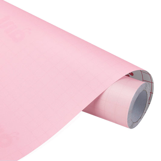 Ant Frosted Matte Etched Adhesive Vinyl All-Weather Fade Proof, Indoor Outdoor Use Bathroom Door Window Covering Decorative Frosting Stickers (12inch x 100ft, Pink)