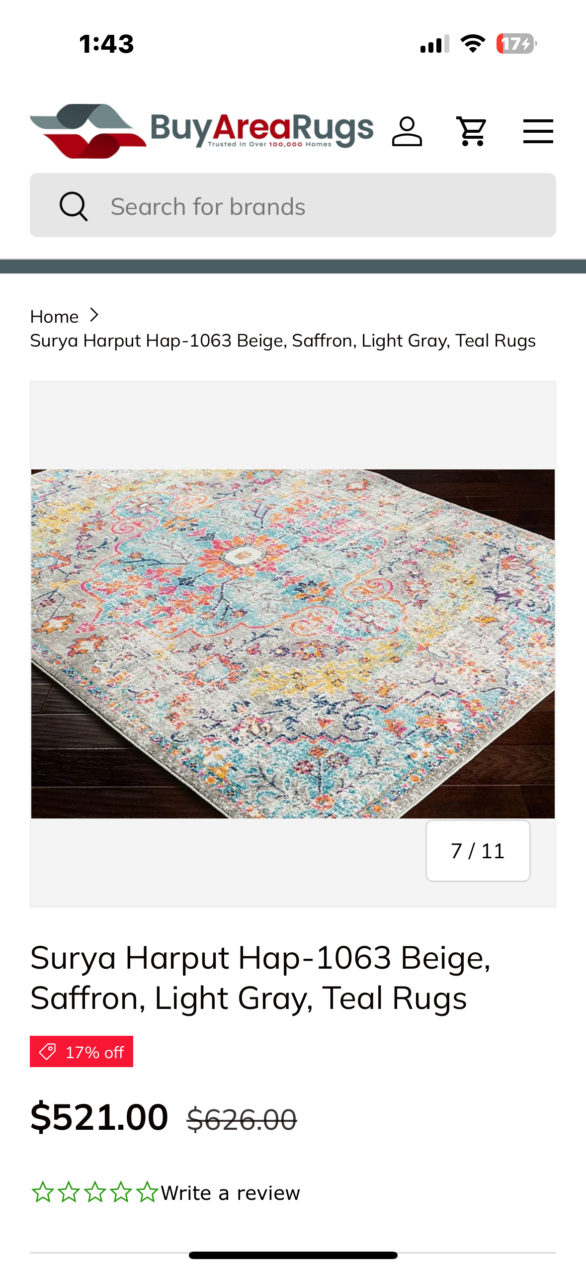 SURYA HARPUT 8'10"X12'6" MACHINE WOVEN RUG Turkish- HAP1063-93126 (L985)