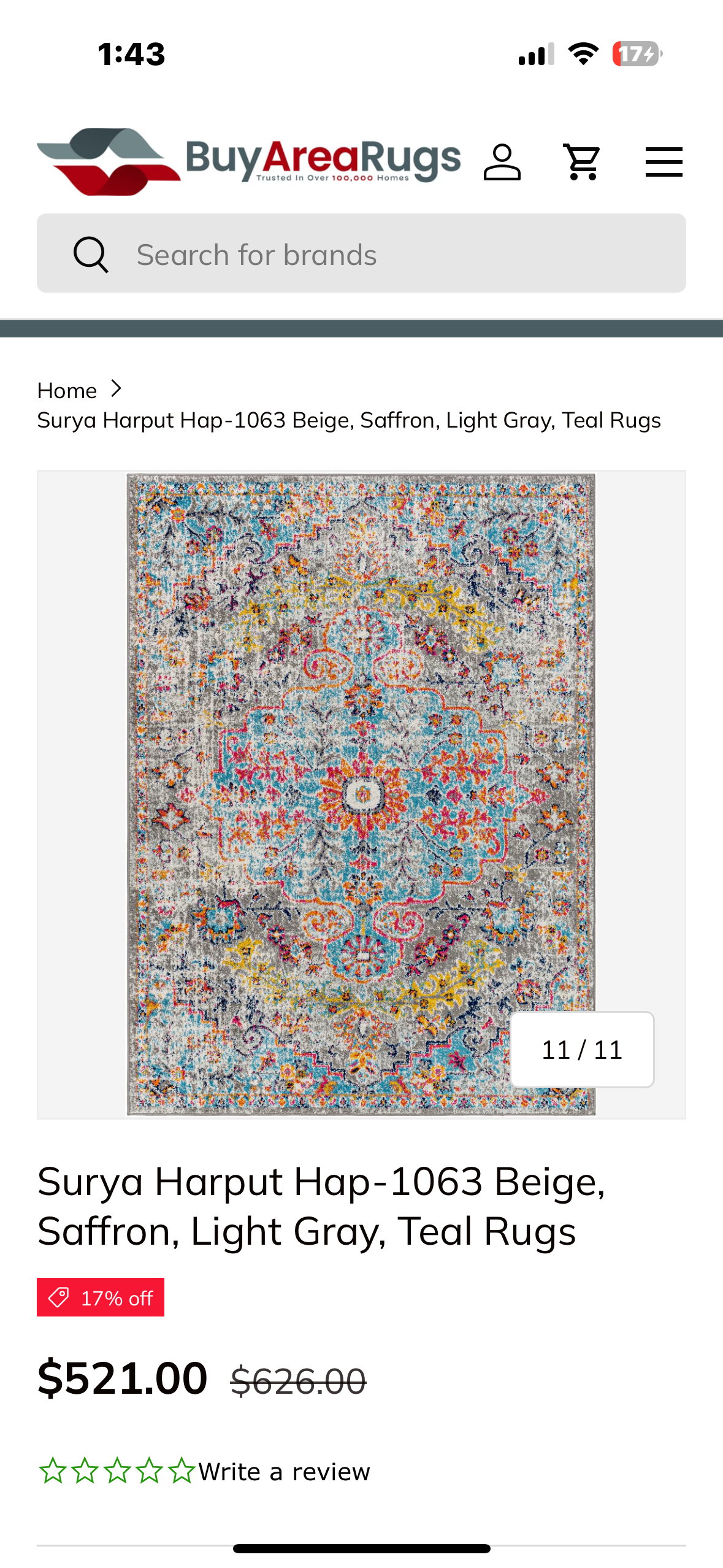 SURYA HARPUT 8'10"X12'6" MACHINE WOVEN RUG Turkish- HAP1063-93126 (L985)