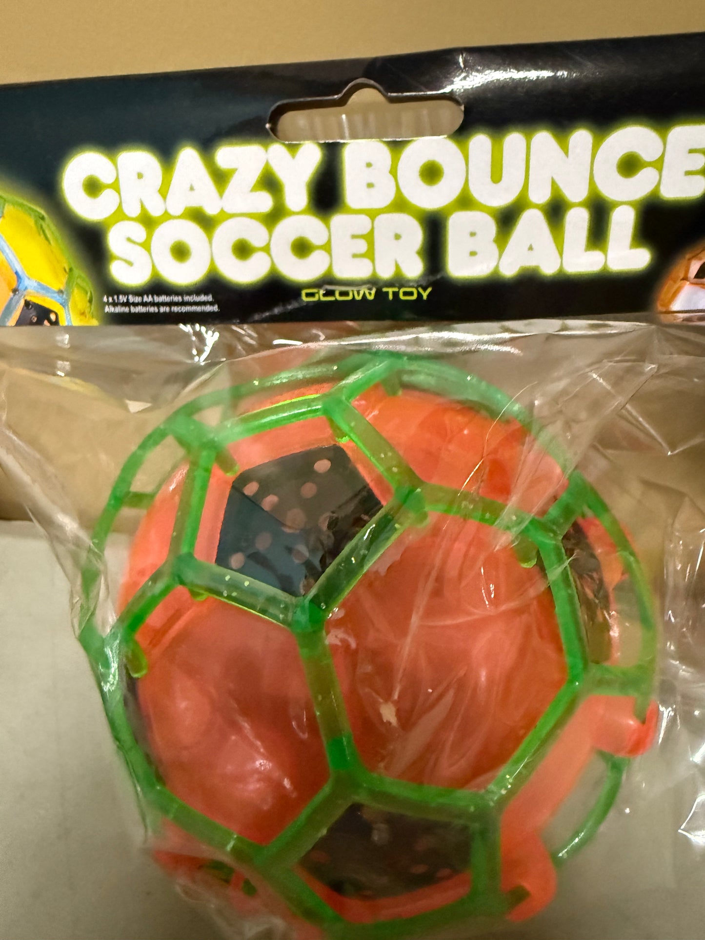 2 Pack LED Crazy Soccer Bounce Ball