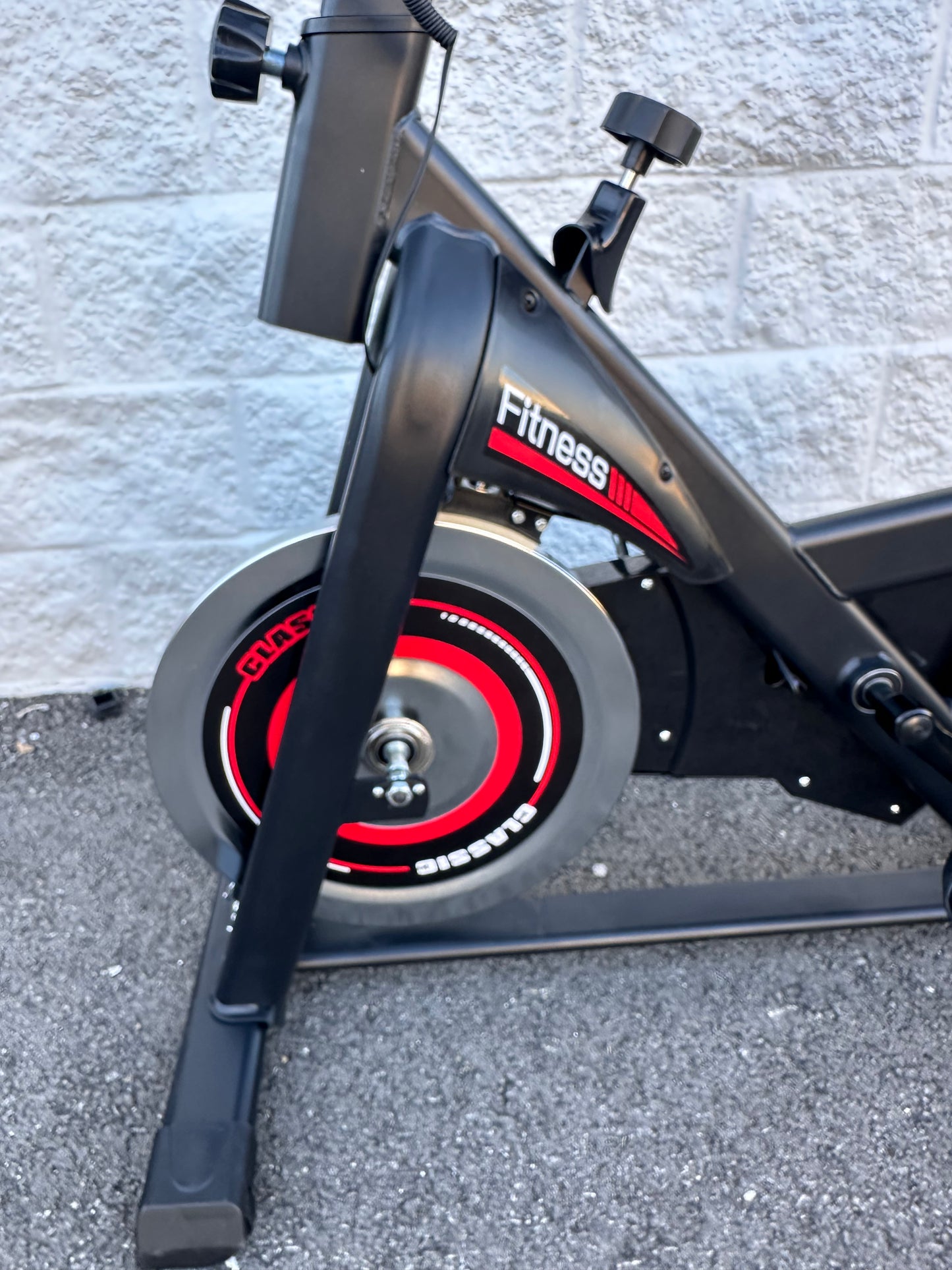 Exercise Stationary Bike for Home Indoor Cycling, Home Cardio, Gym, Workout with LCD Mount, and Monitor, Silent Belt Drive (W548)