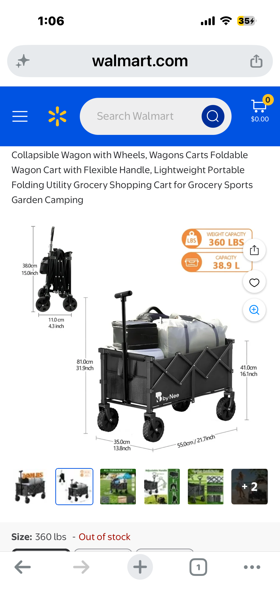 This Bynee YDC-008 collapsible wagon