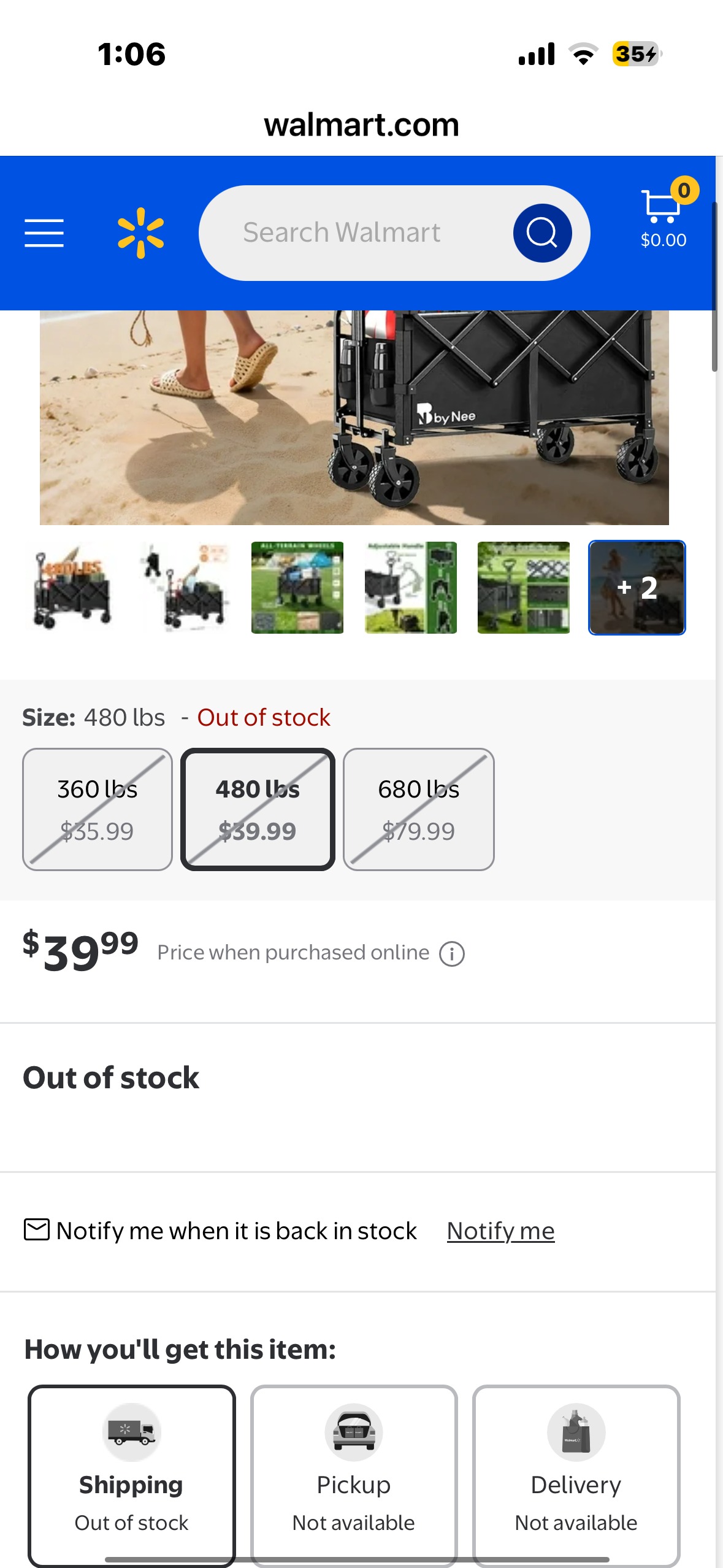 This Bynee YDC-008 collapsible wagon