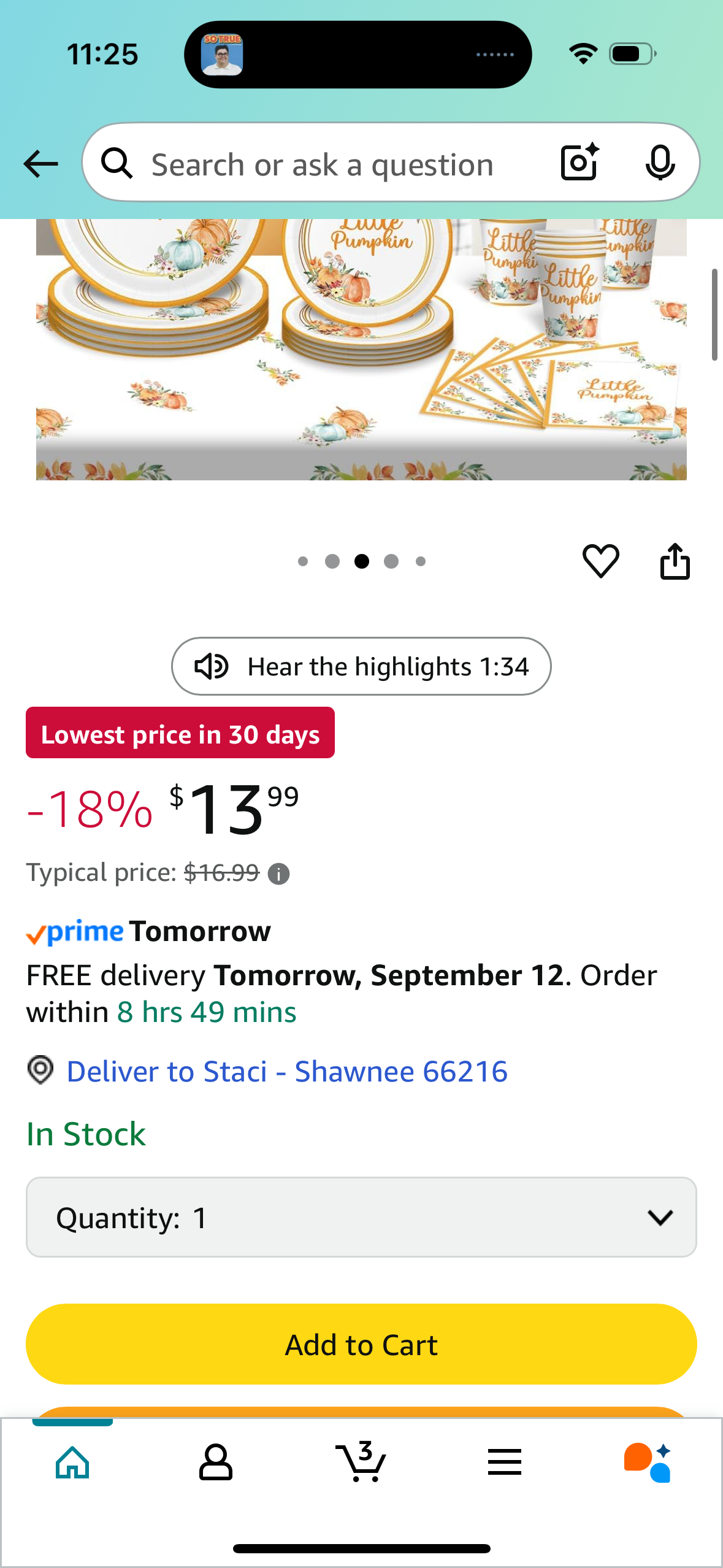 151 Pcs Little Pumpkin Baby Shower Party Decorations Set Serves 25, Pumpkin Plates and Cups, A Little Pumpkin is On The Way Baby Shower, Boy Girl Little Pumpkin 1st Birthday Party Supplies