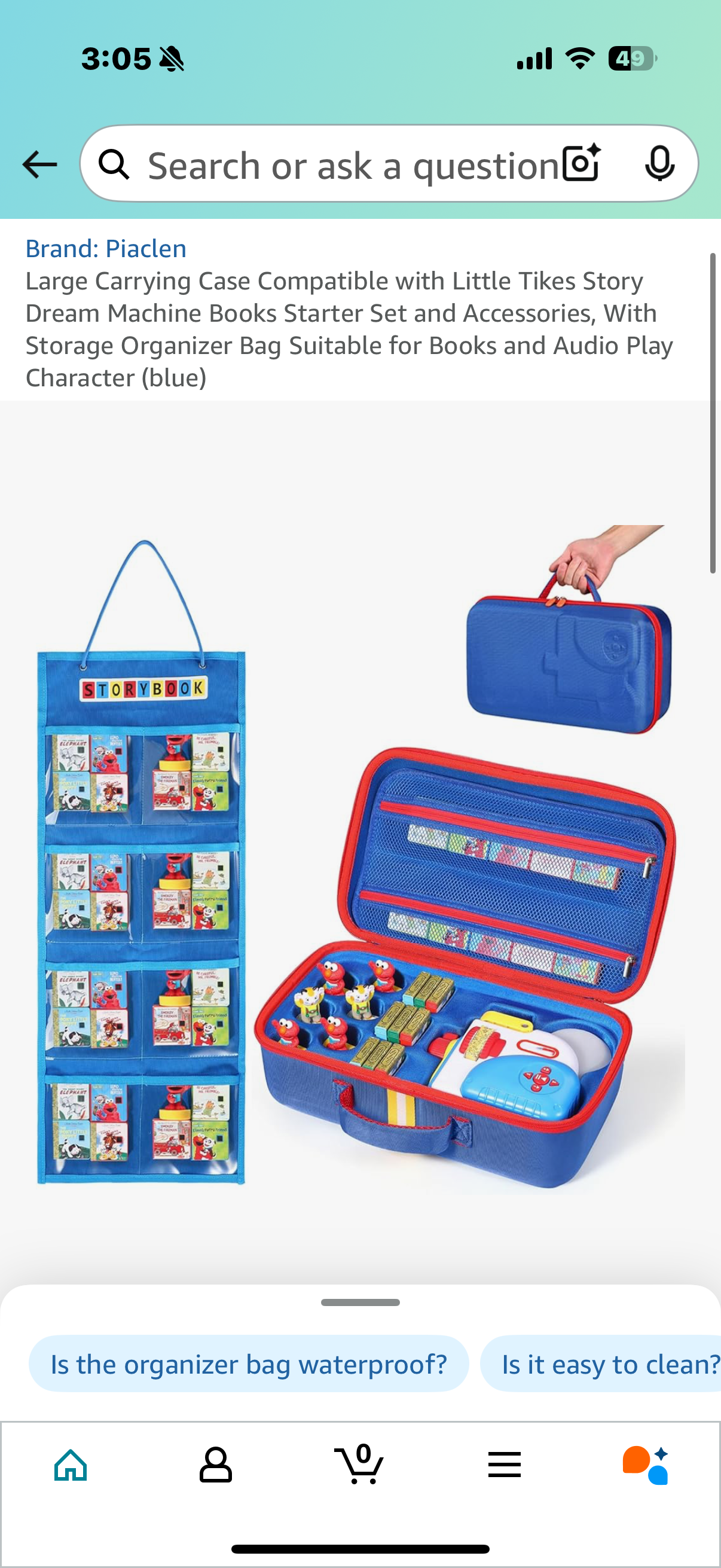 Little Tikes Bundle - Story Dream Machine plus Large Carrying Case Bundle