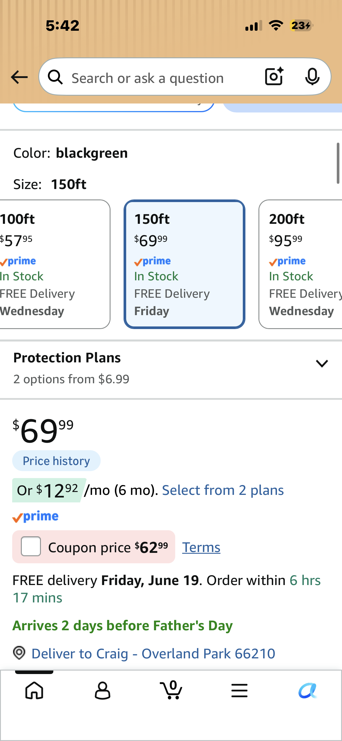Expanding Garden Hose 150 ft - Expandable Garden Hose Leak-Proof with 4 -Layer Latex Core, Lightweight, Durable, No-Kink Flexible Retractable Water Hose