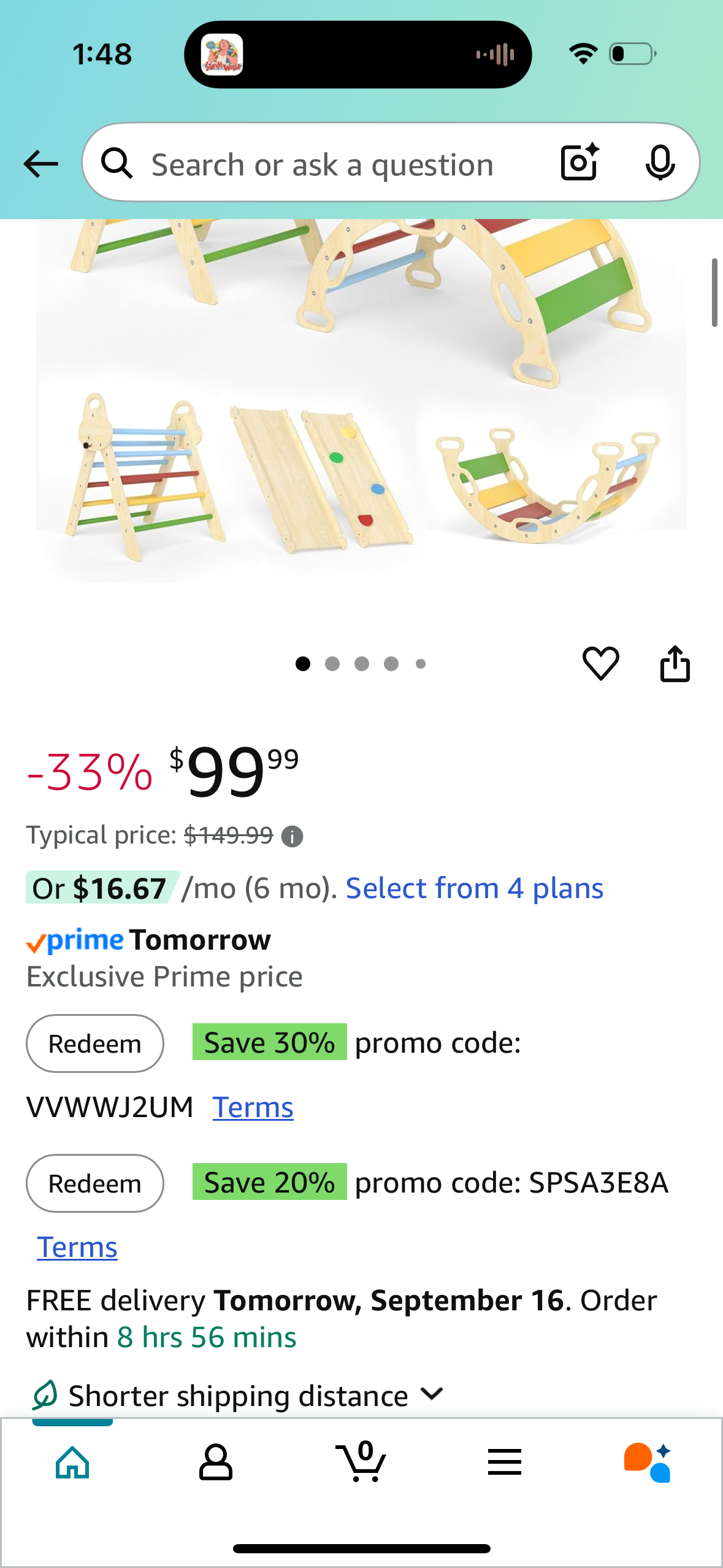 Pikler Triangle Set 7in1 Toddler Climbing Toys Indoor Foldable Baby Climbing Toys Wooden Montessori Climbing Set with Arch, Ramp, Ladder for 1-3 Years, Jungle Gym for Kids