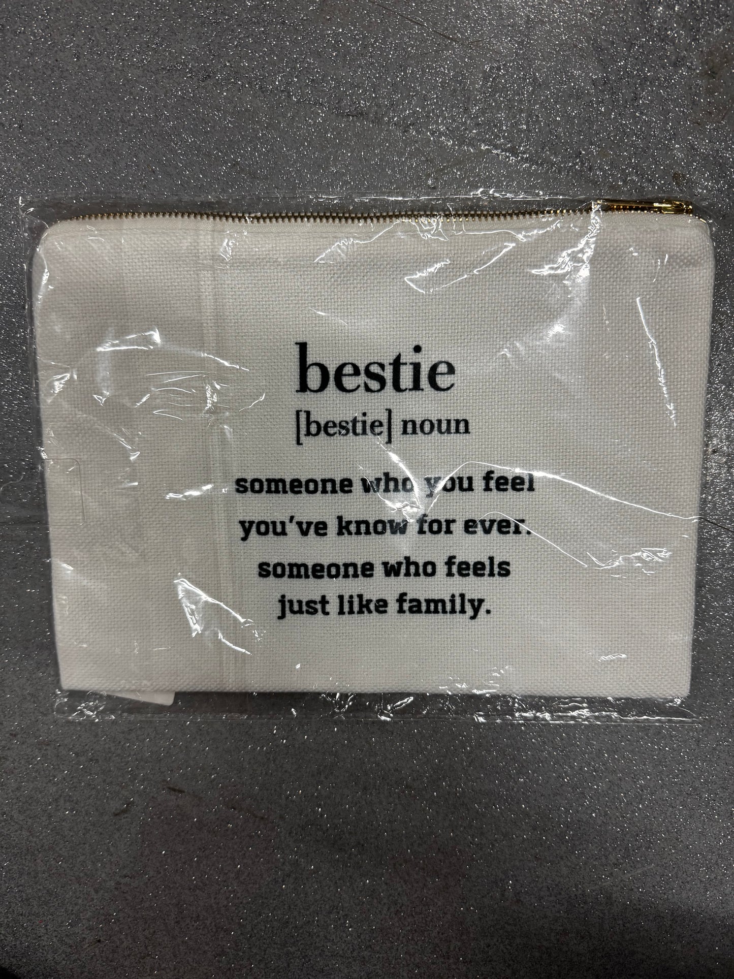 Bestie Make Up Cosmetic Bag Pouch