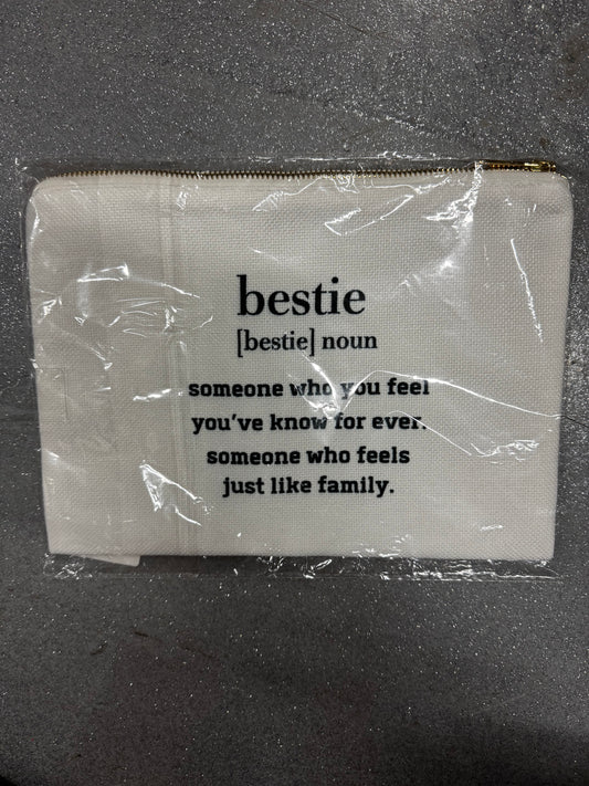 Bestie Make Up Cosmetic Bag Pouch