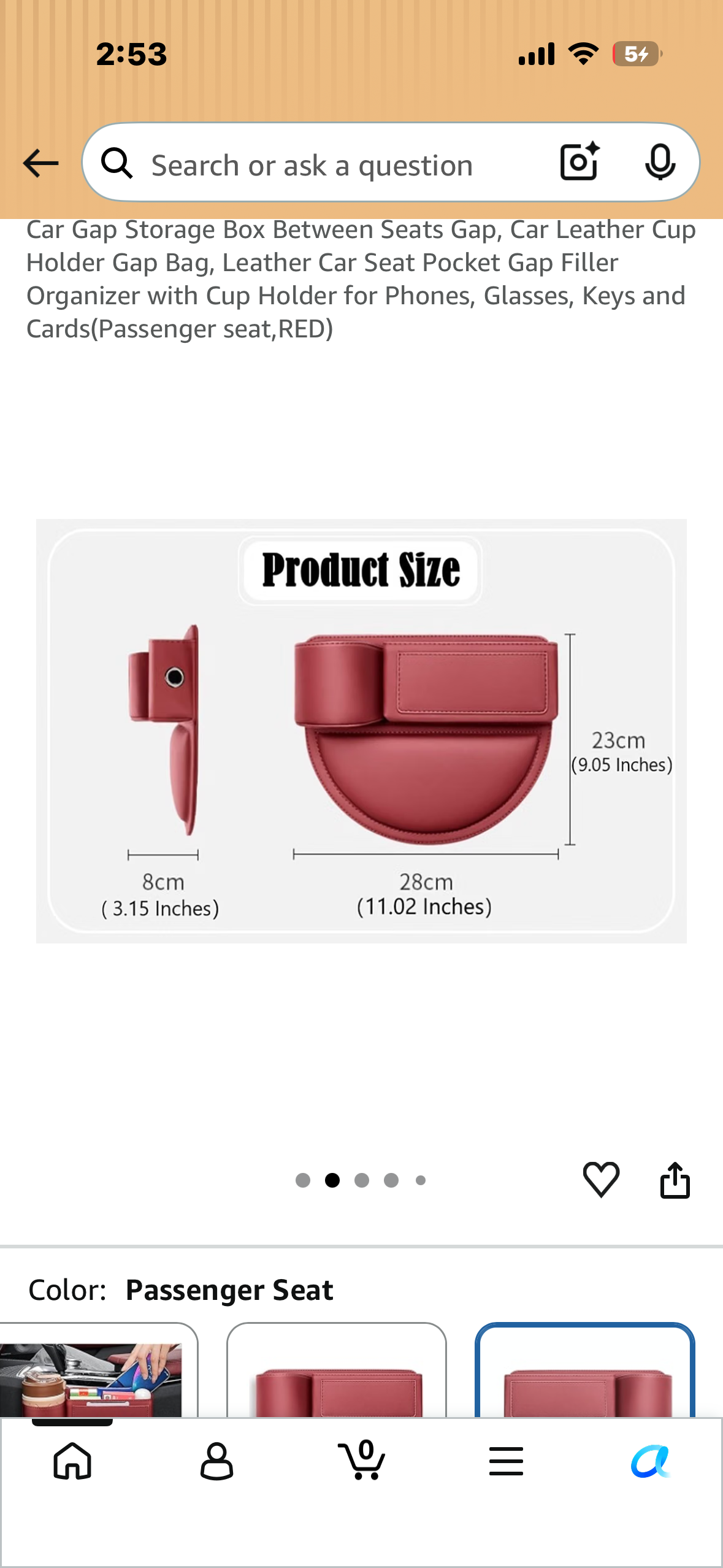 Car Gap Storage Box Between Seats Gap, Car Leather Cup Holder Gap Bag, Leather Car Seat Pocket Gap Filler Organizer with Cup Holder for Phones, Glasses, Keys and Cards gut