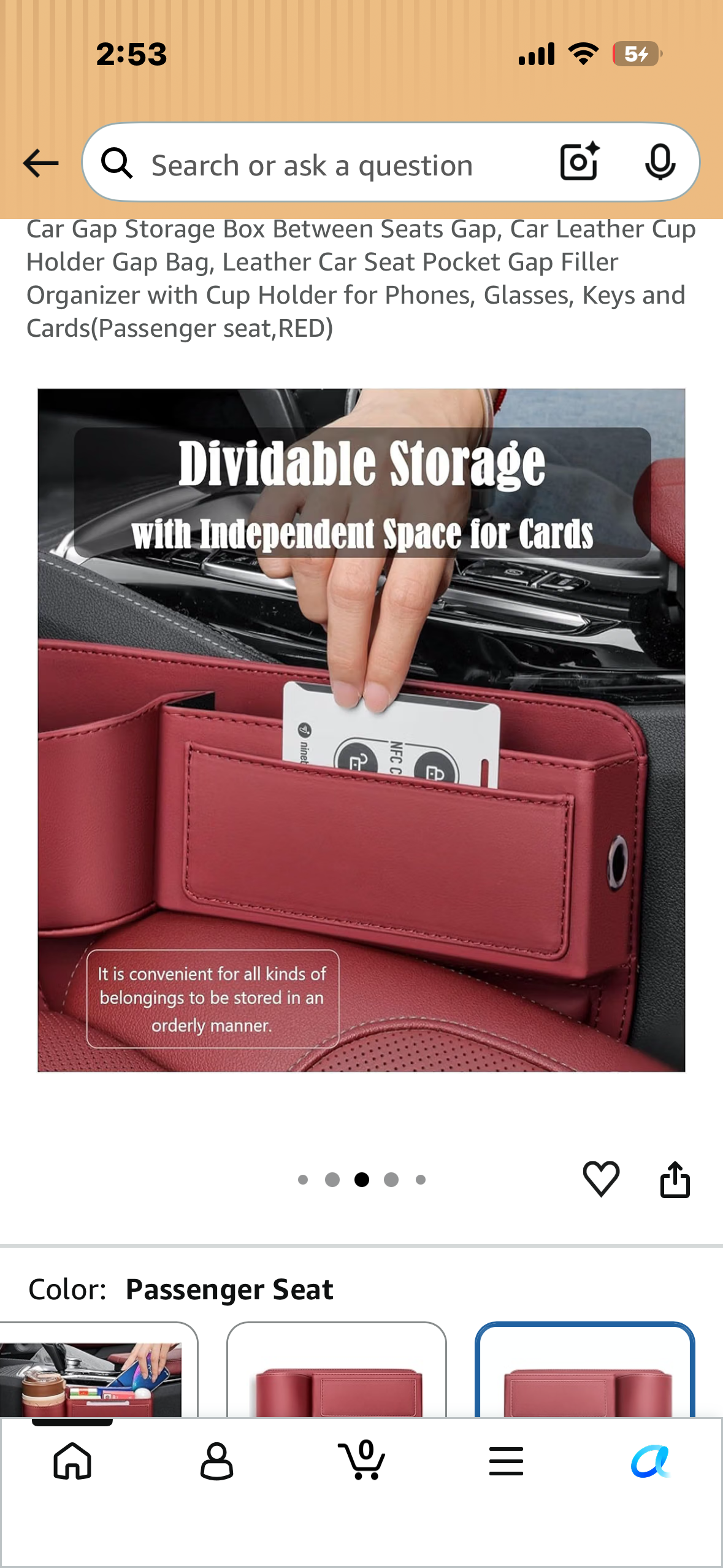 Car Gap Storage Box Between Seats Gap, Car Leather Cup Holder Gap Bag, Leather Car Seat Pocket Gap Filler Organizer with Cup Holder for Phones, Glasses, Keys and Cards gut