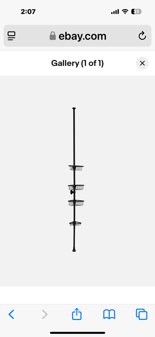 Bath Shower Caddy Black