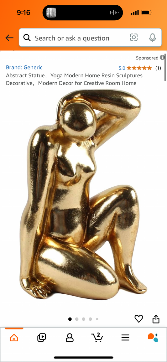 Abstract Statue, Yoga Modern Home Resin Sculptures Decorative,Modern Decor for Creative Room Home