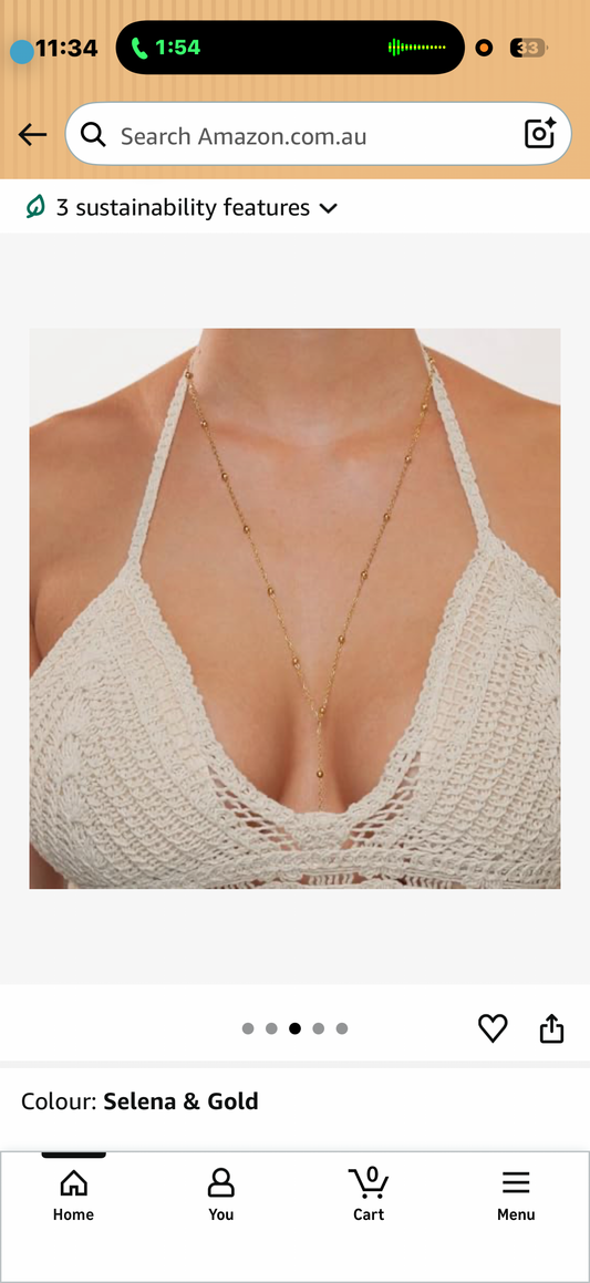 MUMREUES Gold Body Chain for Women 14k Gold Plated Sexy Bra Chain Summer Beach Bikini Layered Adjustable Chest Jewelry