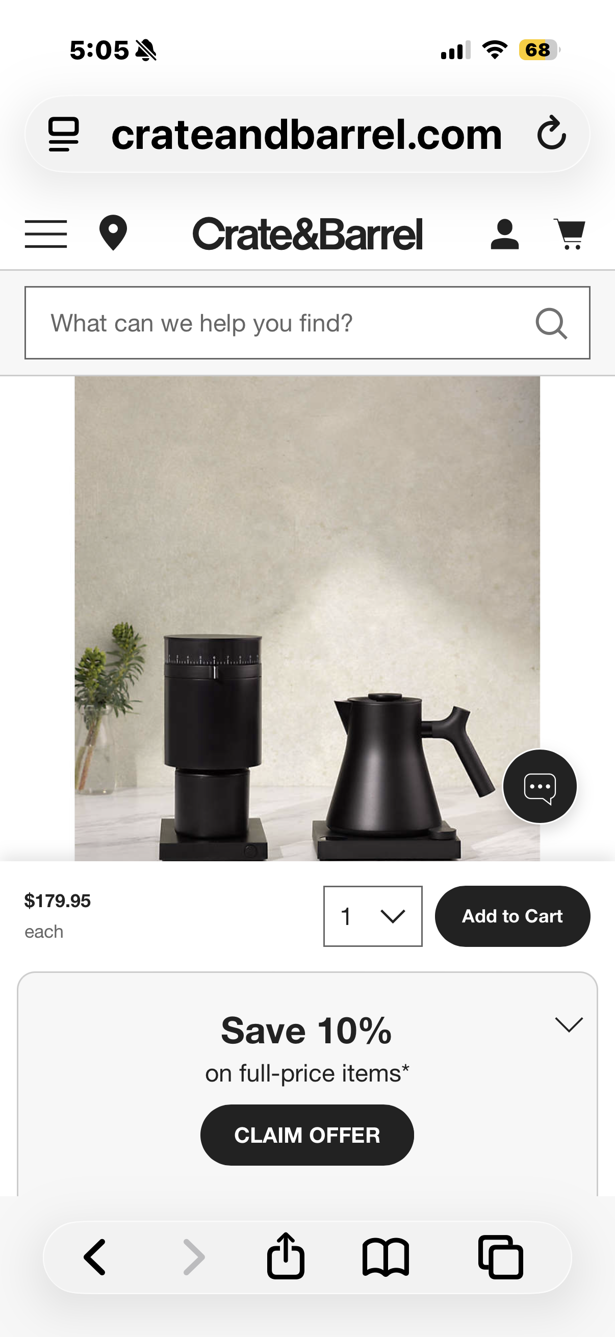Fellow Corvo EKG Electric Tea Kettle - Electric Pour Over Coffee and Tea Pot - Quick Heating Electric Kettles for Boiling Water - Temperature Control and Built-In Brew Timer-Matte Black-0.9 Liter