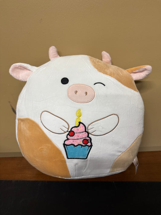 Eagan Cow 12” Plush Pillow