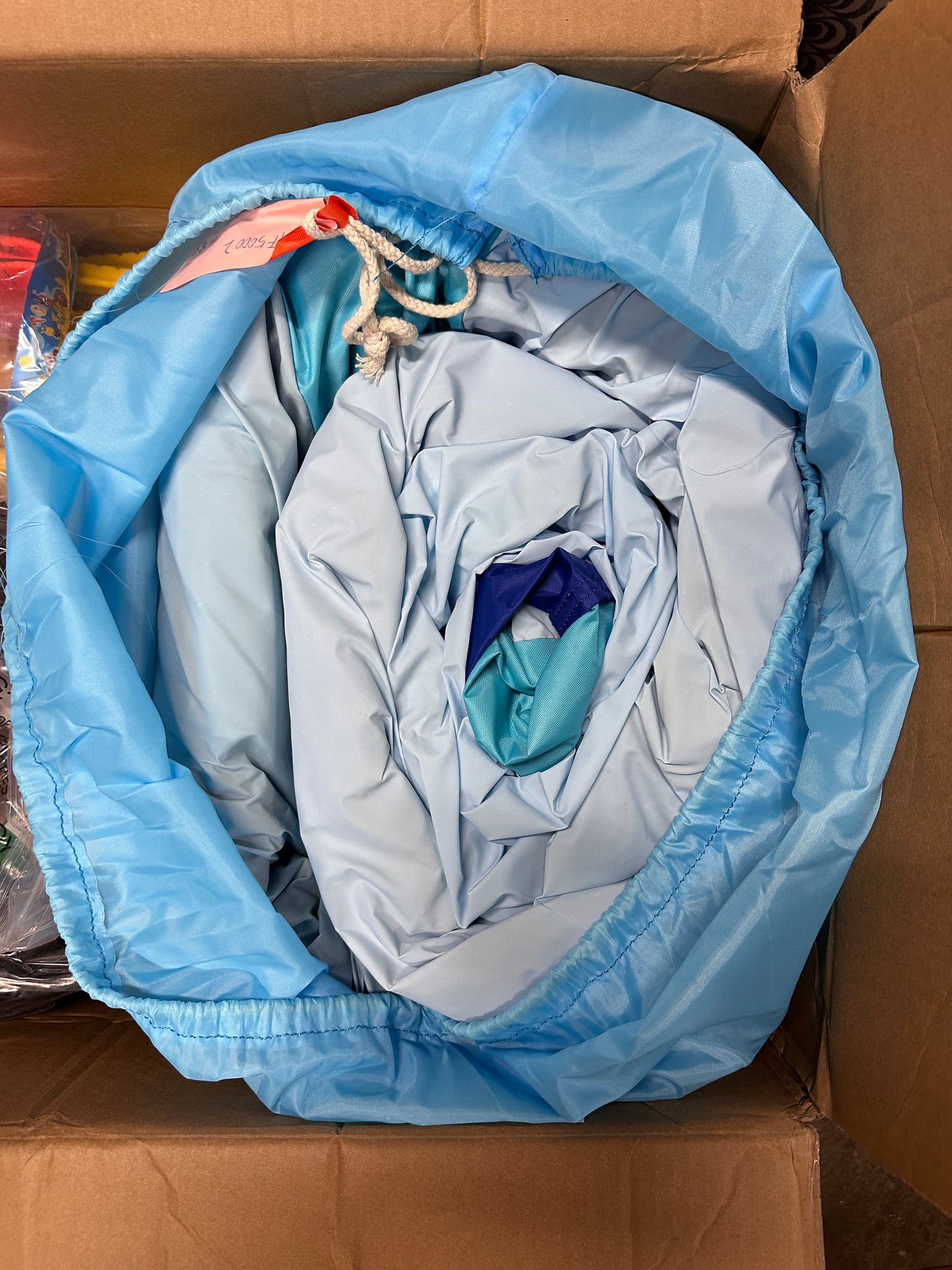 HAPCAP Inflatable Water Slide with Air Blower, Three Water Slides, 2
Climbing Walls, Tunnel, Obstacle Bar, Outdoor Backyard, 13.8 ft x 13.5 ft (W501)