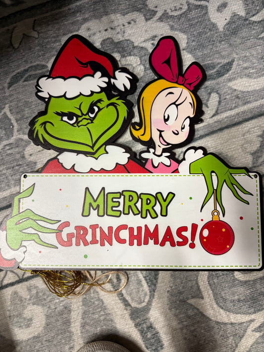 Grinch Door Signs