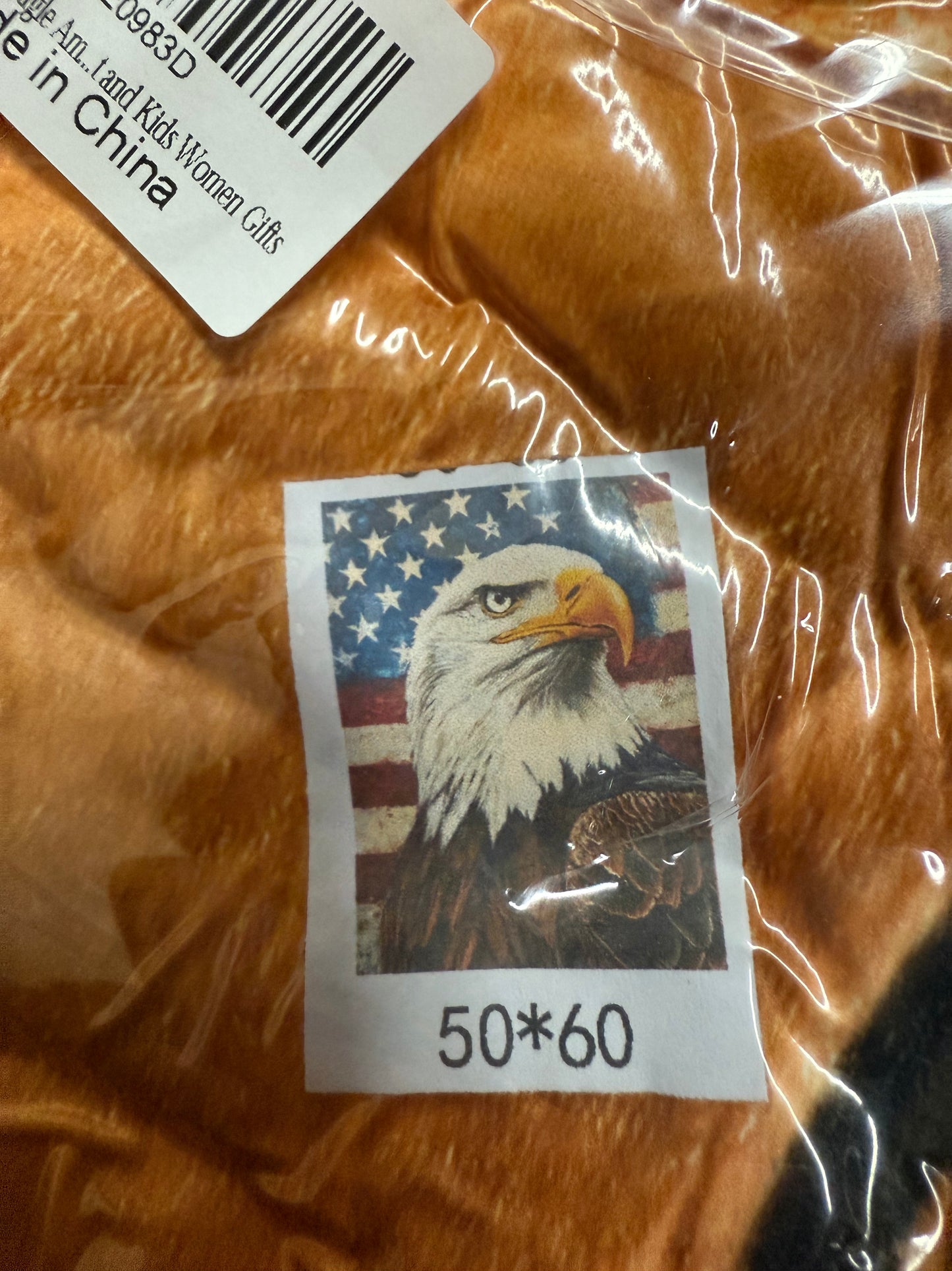 Bald Eagle American Flag Blanket Soft Cozy Microfiber Throws Blankets All Season Bed Sofa,Couch Room Bedroom Chairs Dorm for Adult and Kids Women Gifts