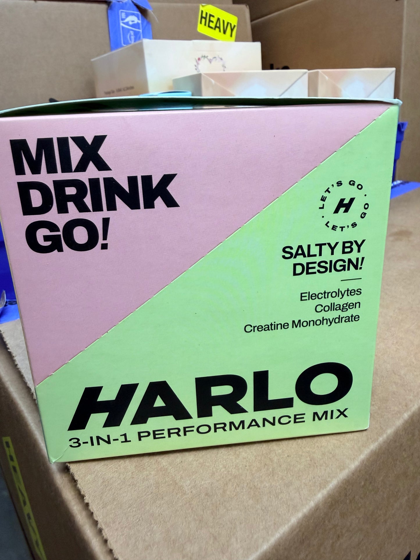Harlo 3-in-1 Electrolytes Powder with Collagen & Creatine – Hydration, Muscle & Joint Support | Zero Sugar (Variety Pack, 12 Count) Expires 12/26