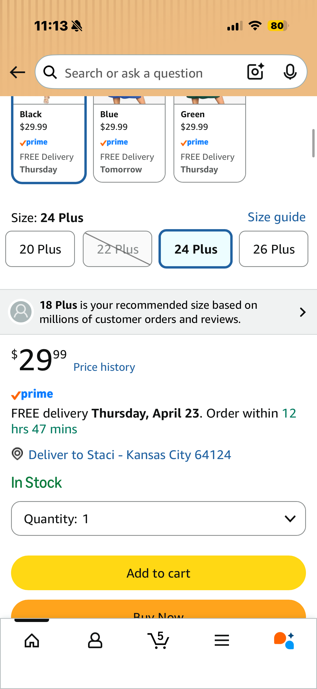 Holipick Plus Size Summer Dresses for Curvy Women Church Business Work Casual Party Tie Short Sleeves Midi Dress Pockets (Size 24W)
