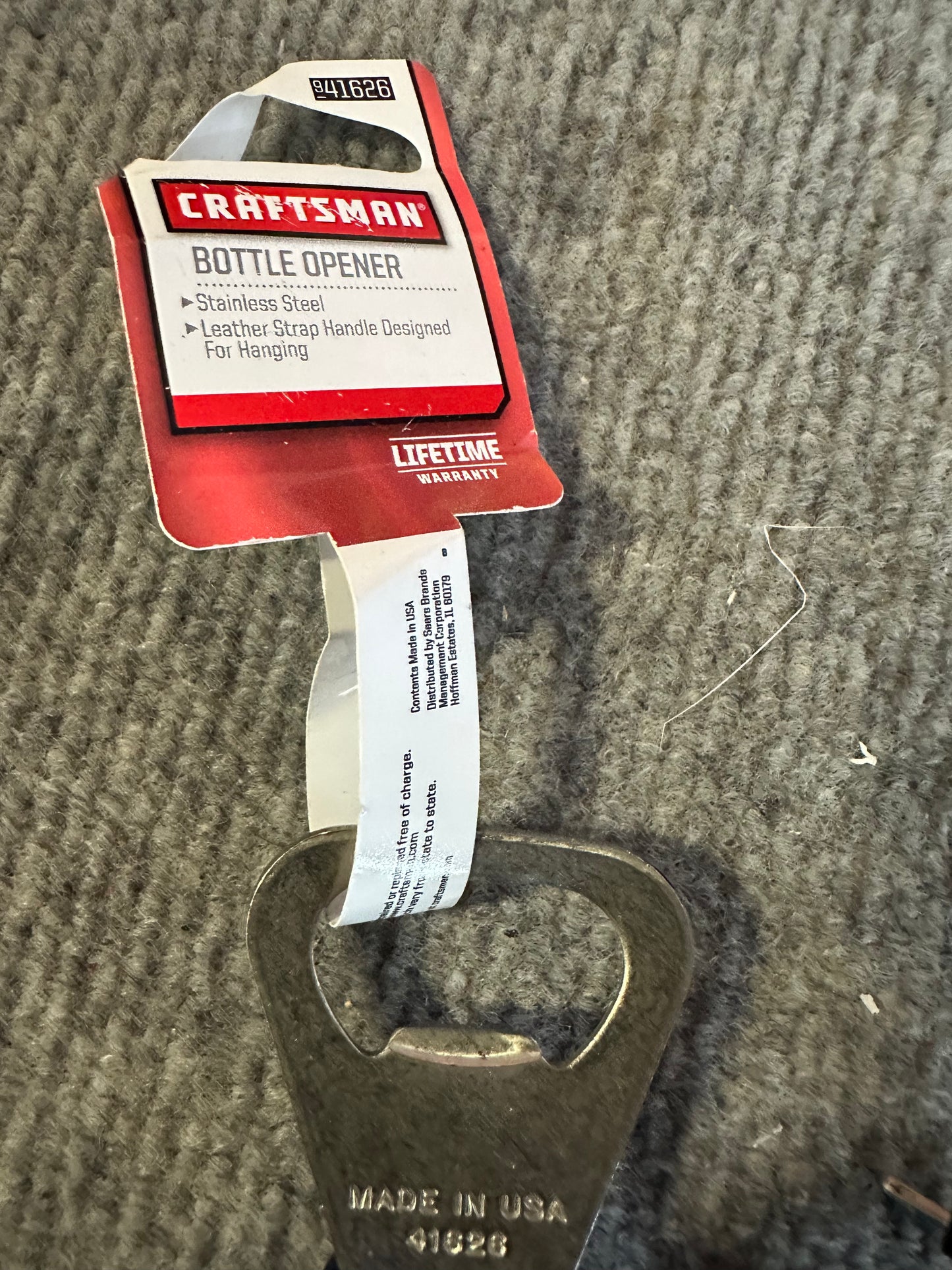 CRAFTSMAN Bottle Opener, Manual Handheld Beer Bottle Opener