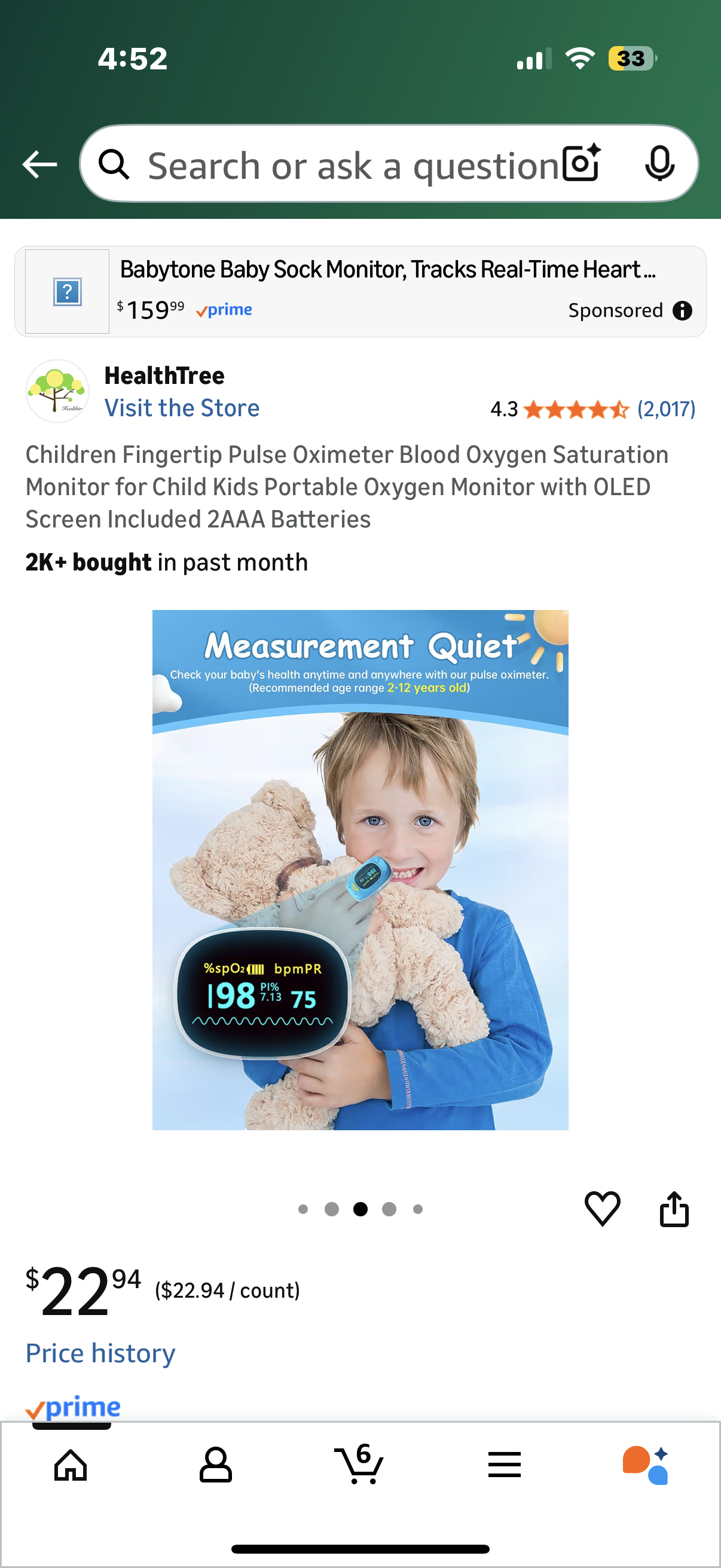 Children Fingertip Pulse Oximeter Blood Oxygen Saturation Monitor for Child Kids Portable Oxygen Monitor with OLED Screen Included 2AAA Batteries
