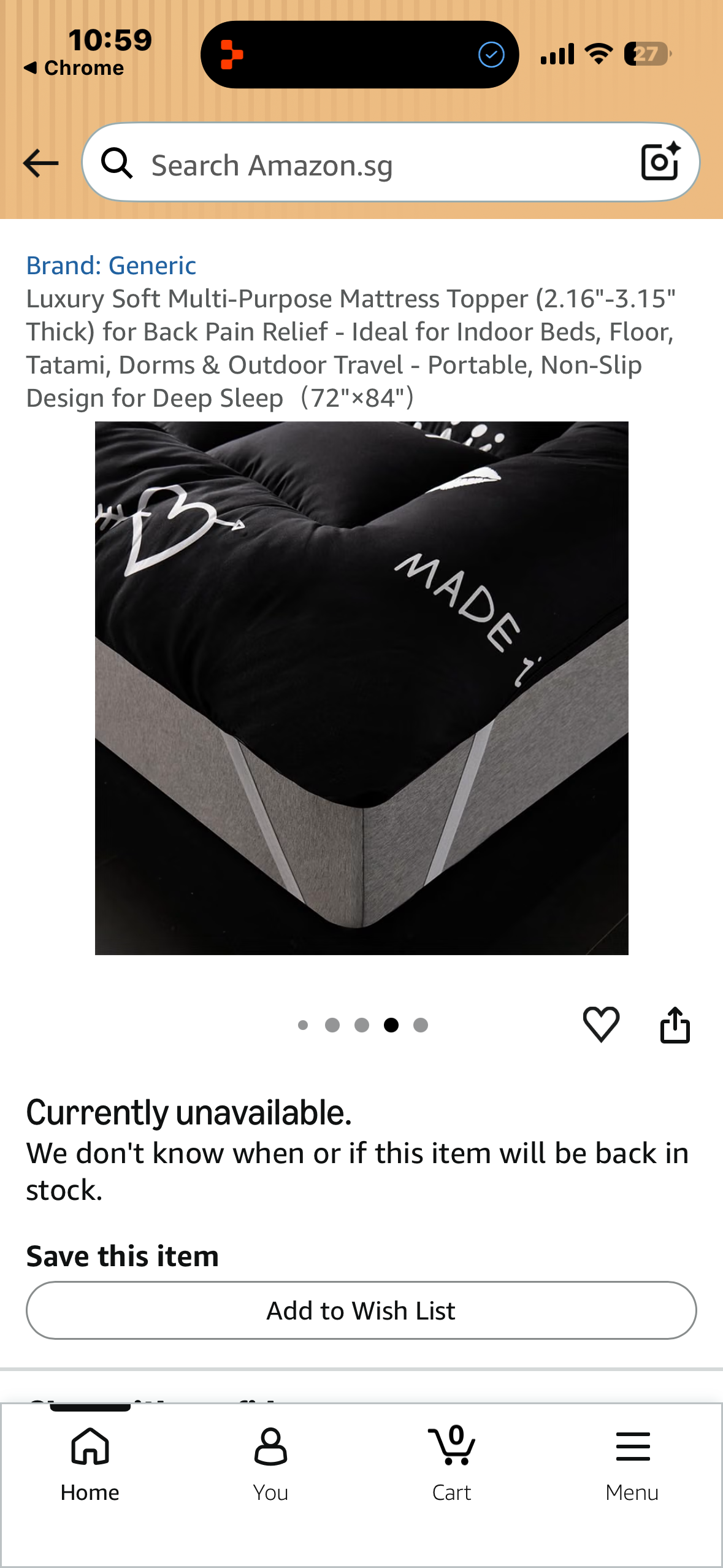 Queen Size Luxury Soft Multi-Purpose Mattress Topper (2.16"-3.15" Thick) for Back Pain Relief - Ideal for Indoor Beds, Floor, Tatami, Dorms & Outdoor Travel - Portable, Non-Slip Design for Deep Sleep (60"×80"）