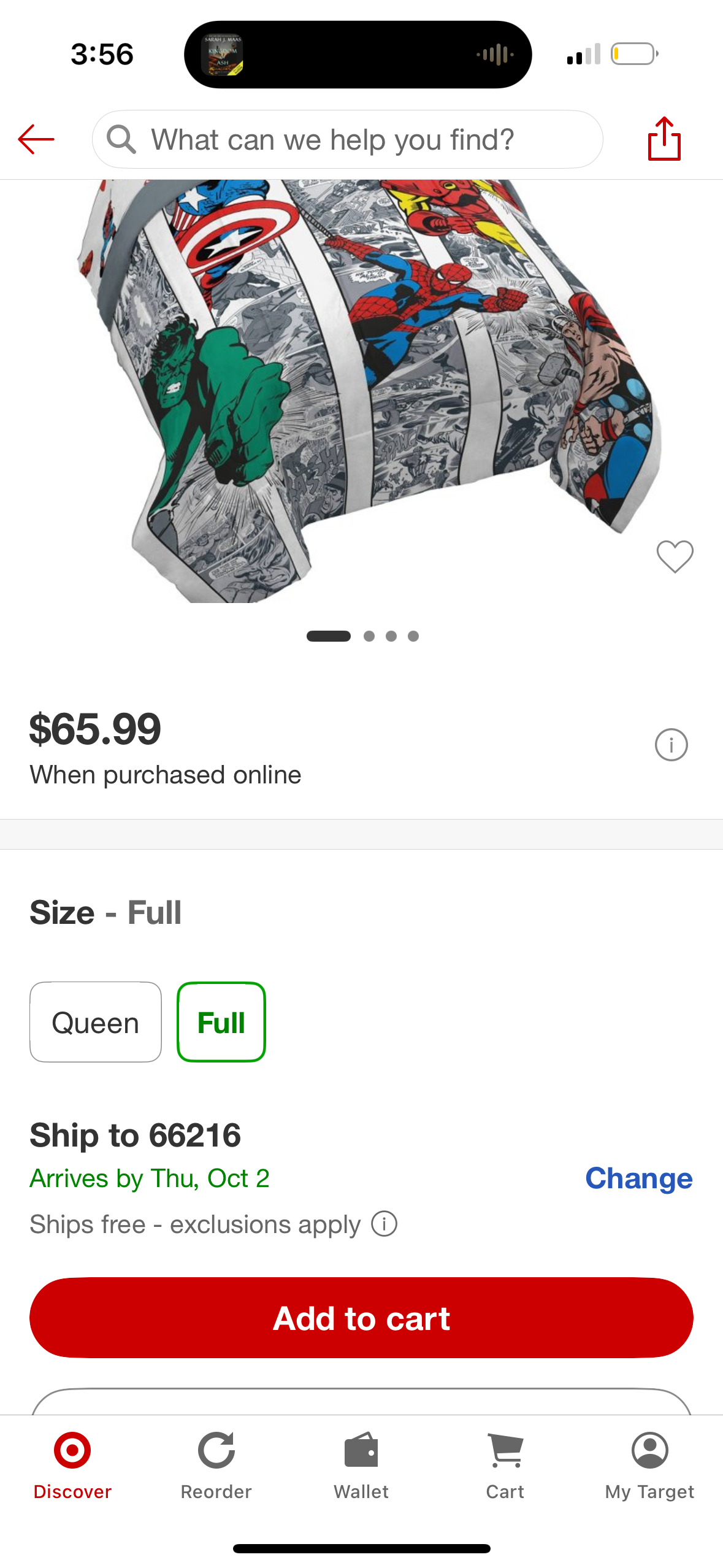 Full Marvel Avengers Comic Cool Reversible Kids' Bed in a Bag: Polyester Microfiber Bedding Set, Hulk & Spider-Man