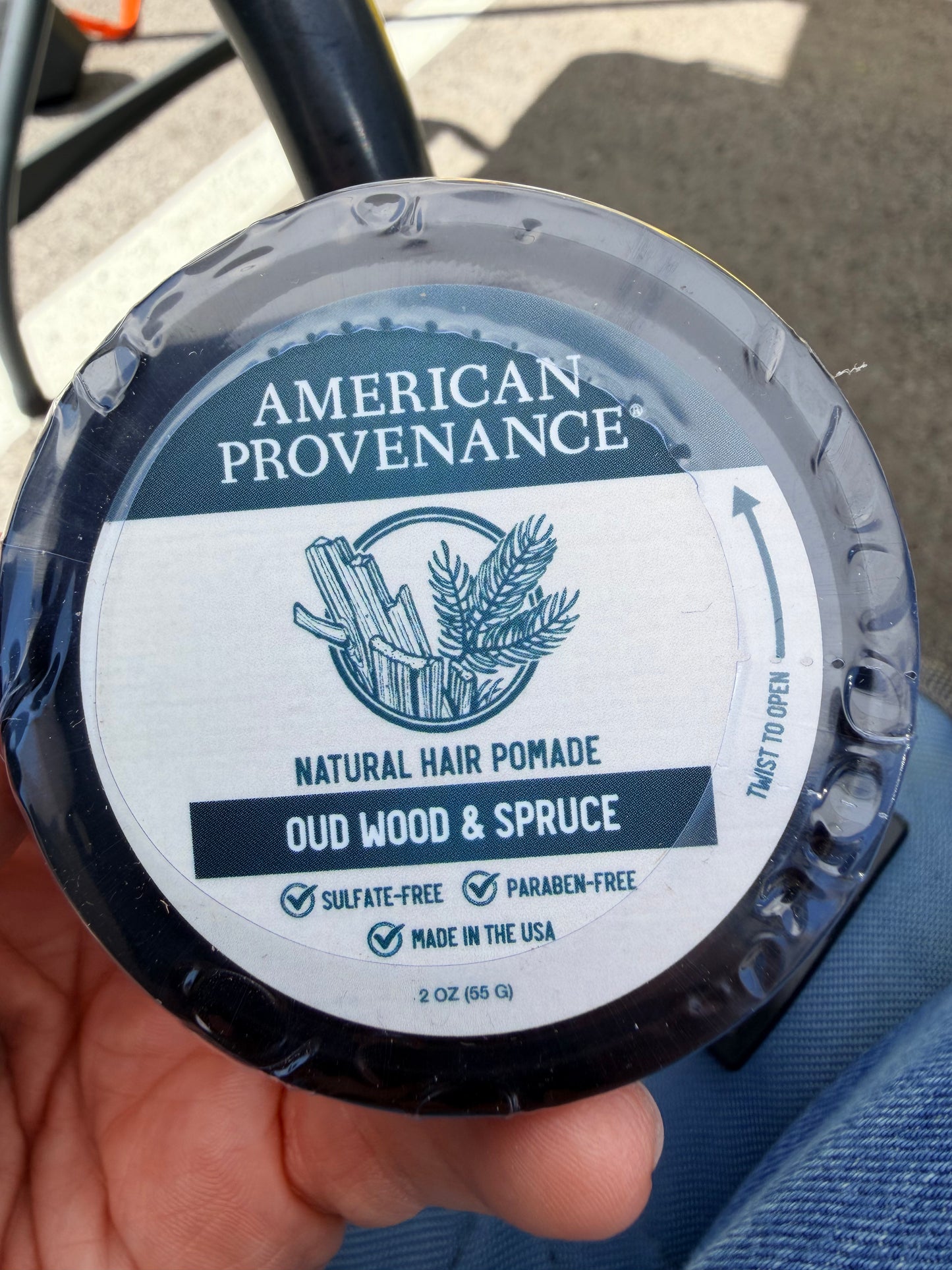 American Provenance Premium Natural Hair Pomade for Women and Men with Shea Butter, Jojoba Oil, Argan Oil
