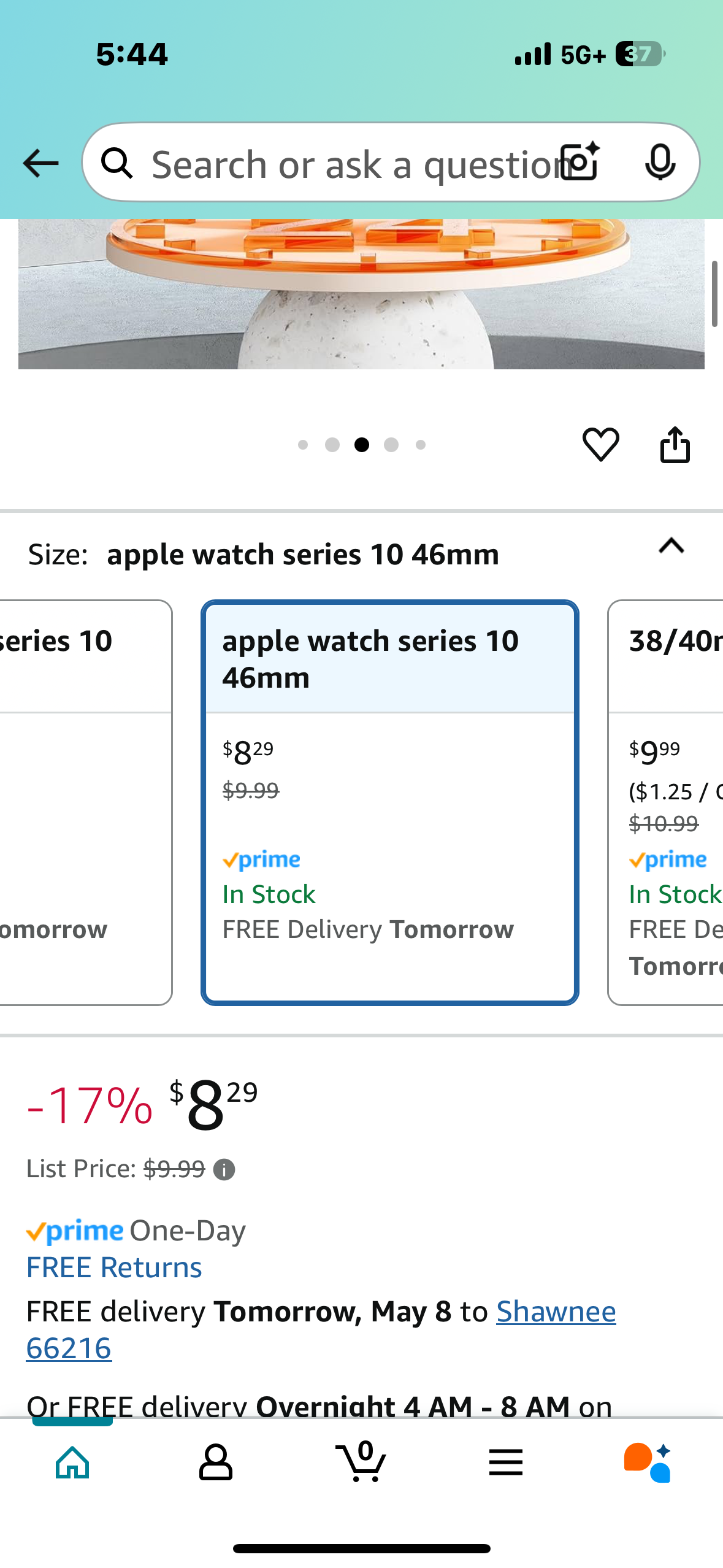 LK 6 Pack for Apple Watch Series 10 Screen Protector 46mm, [Flexible TPU Not Glass] Self-Healing, Max Coverage, Bubble Free, HD Clear Screen Protector for iWatch Series 10 46mm, Anti-Scratch